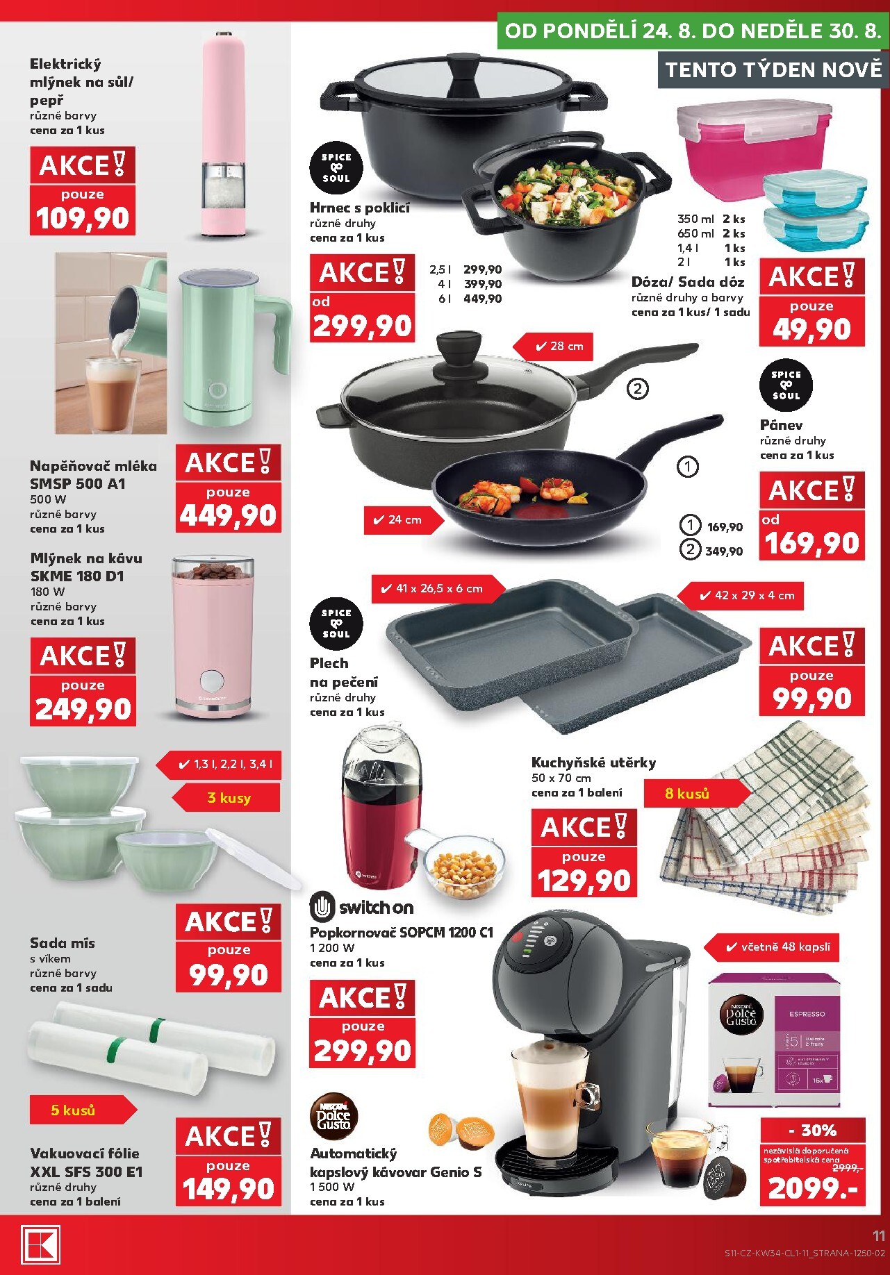 kaufland - Kaufland - Kolín - Naše nové značk\ leták na příští týden od pondělí 24.08.2026 do neděle 30.08.2026 - page: 11