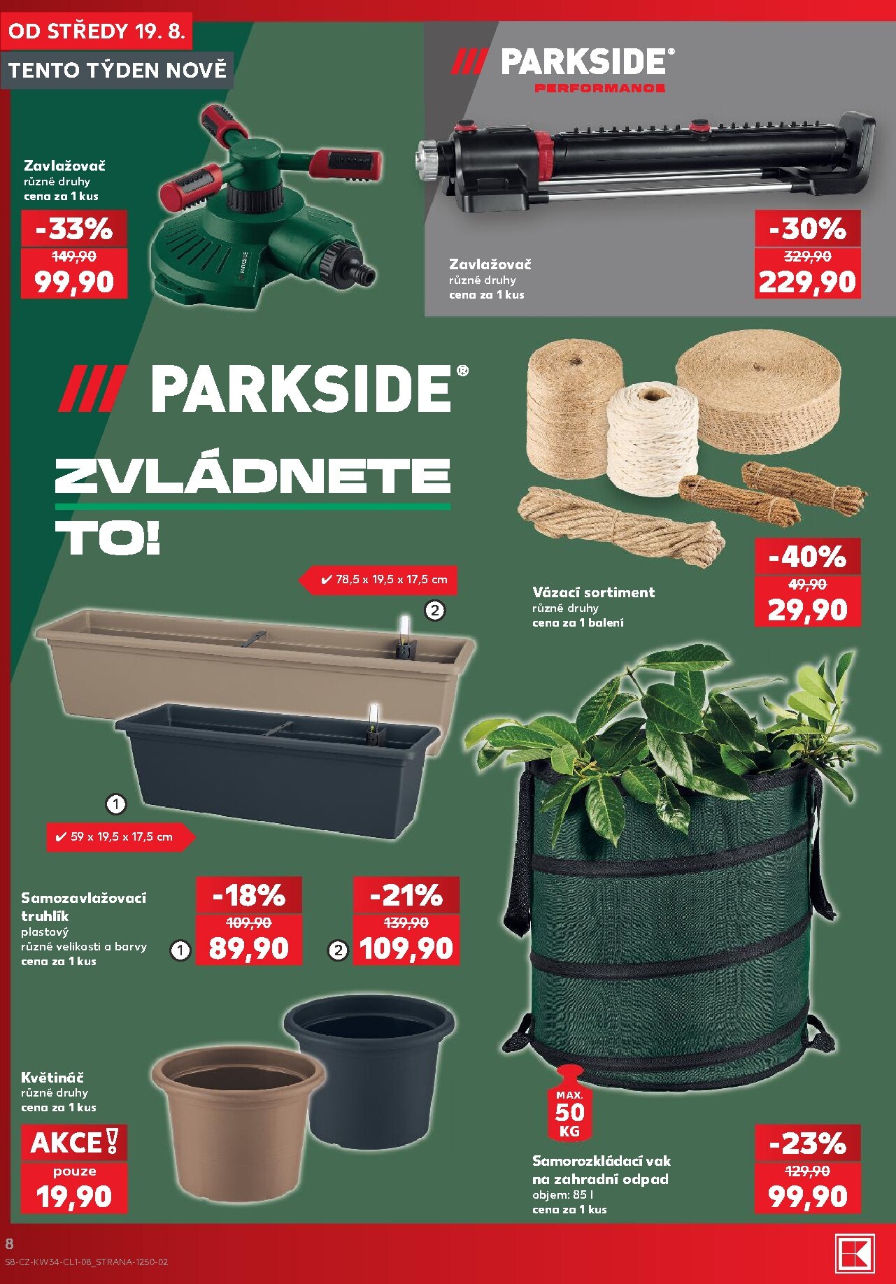 kaufland - Kaufland - Kolín - Naše nové značk\ leták na příští týden od pondělí 24.08.2026 do neděle 30.08.2026 - page: 8