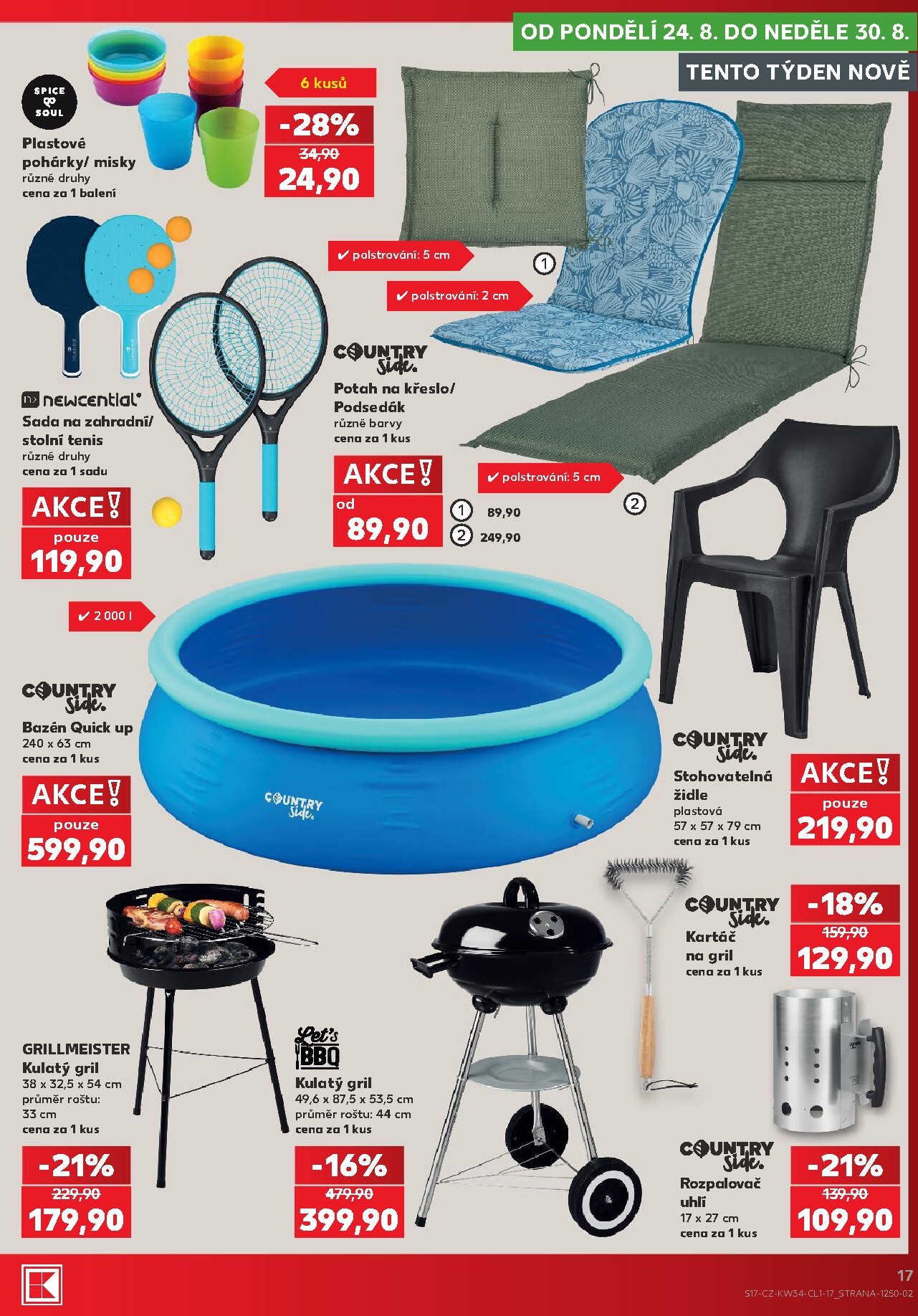 kaufland - Kaufland - Kolín - Naše nové značk\ leták na příští týden od pondělí 24.08.2026 do neděle 30.08.2026 - page: 17