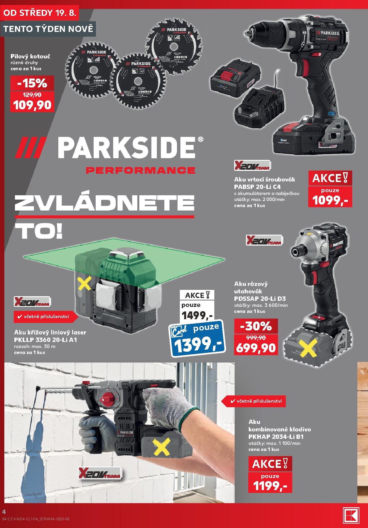 kaufland - Kaufland - Kolín - Naše nové značk\ leták na příští týden od pondělí 24.08.2026 do neděle 30.08.2026 - page: 4