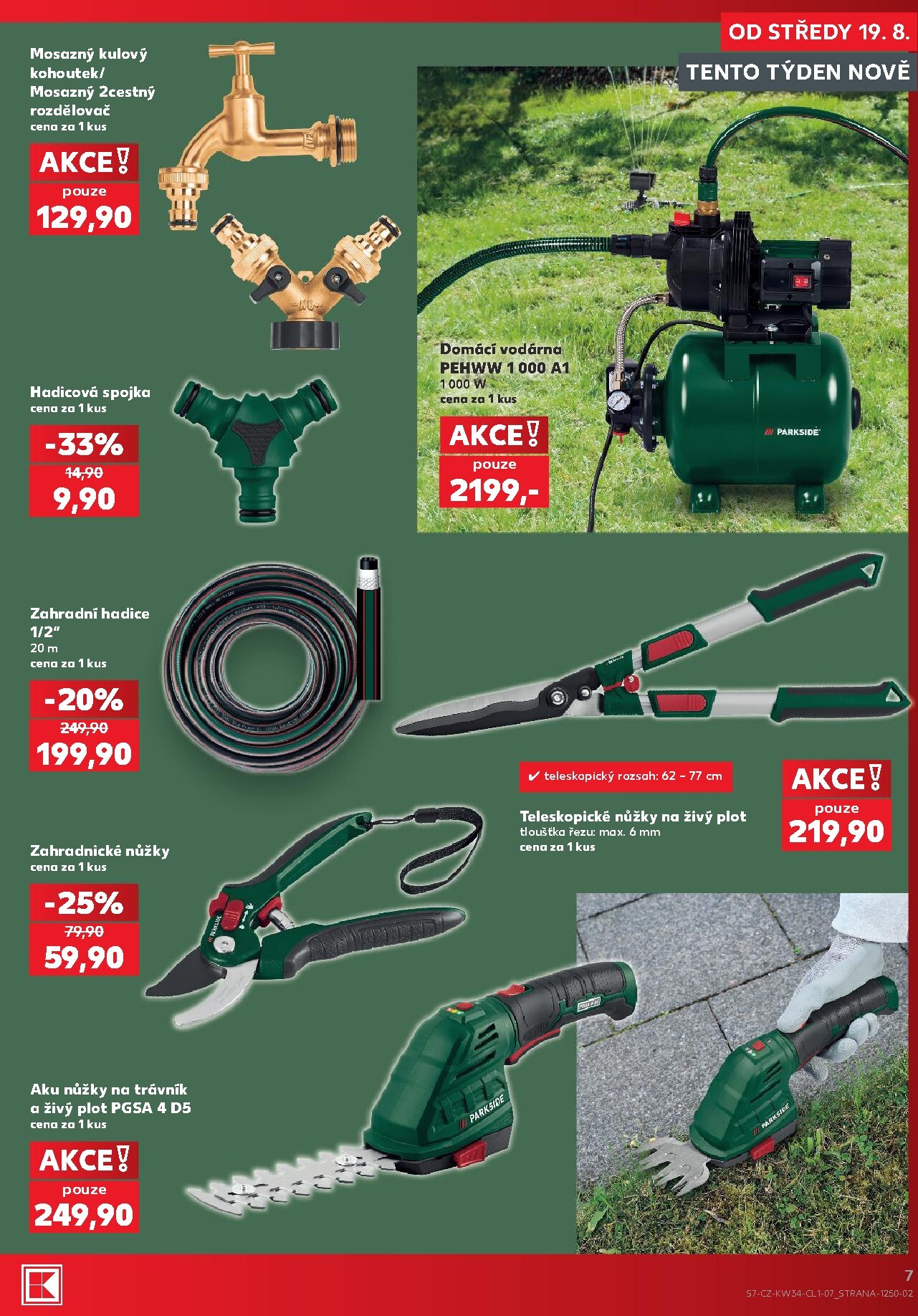 kaufland - Kaufland - Kolín - Naše nové značk\ leták na příští týden od pondělí 24.08.2026 do neděle 30.08.2026 - page: 7