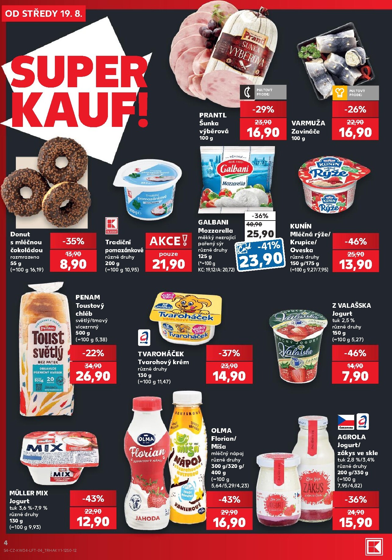 kaufland - Kaufland - Kolín leták na příští týden od středy 19.08.2026 do úterý 25.08.2026 - page: 4