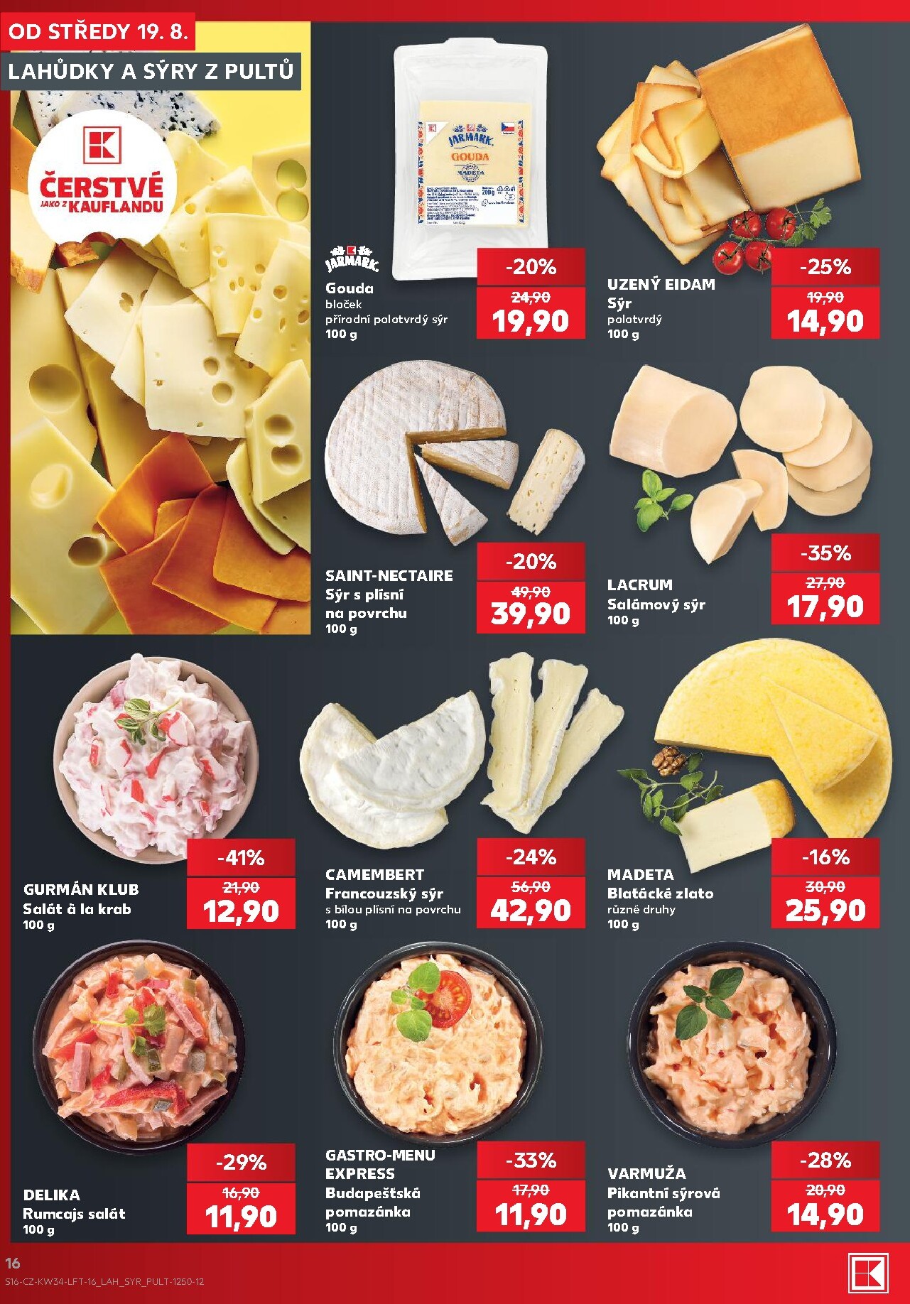 kaufland - Kaufland - Kolín leták na příští týden od středy 19.08.2026 do úterý 25.08.2026 - page: 16