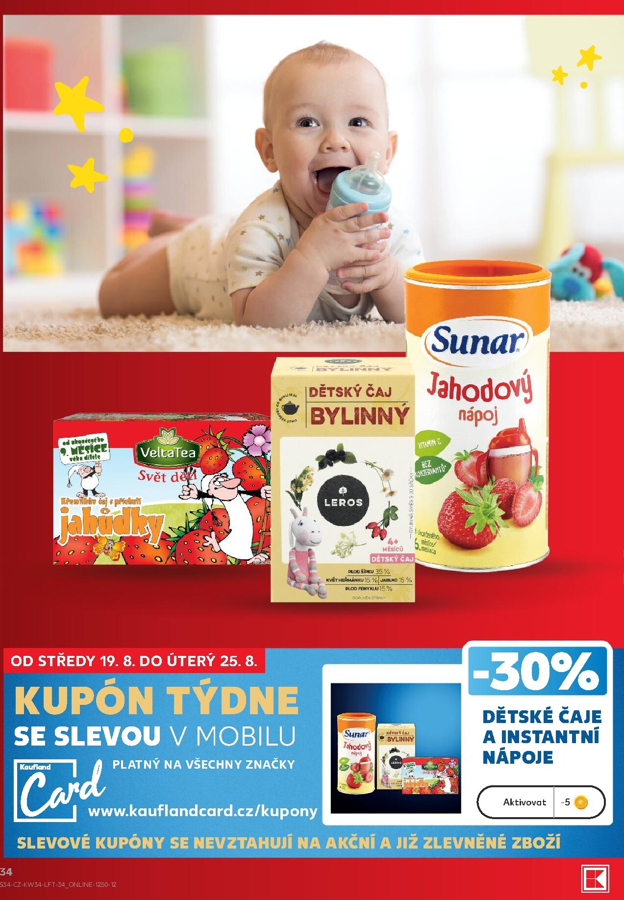 kaufland - Kaufland - Kolín leták na příští týden od středy 19.08.2026 do úterý 25.08.2026 - page: 34