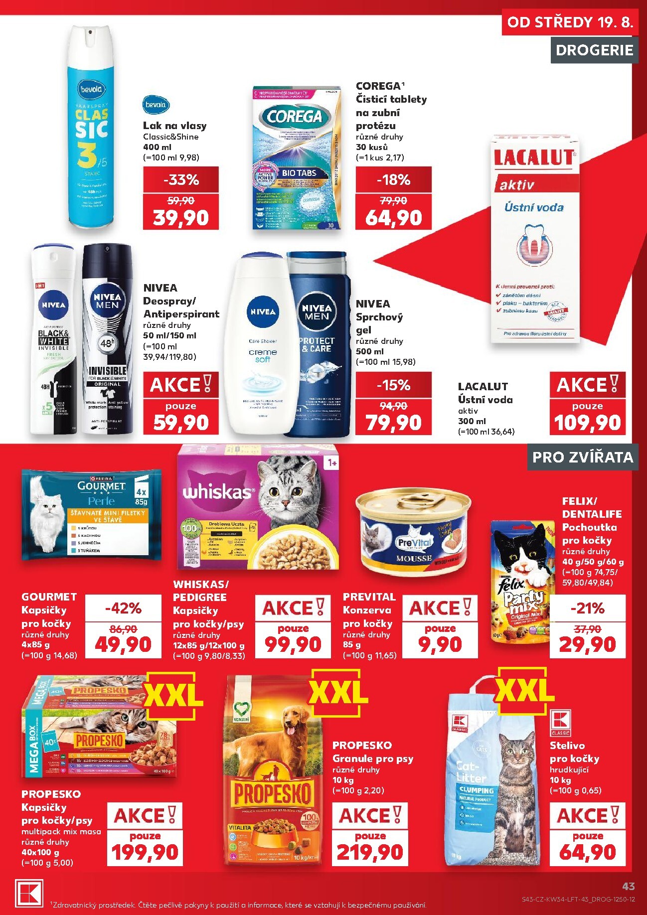 kaufland - Kaufland - Kolín leták na příští týden od středy 19.08.2026 do úterý 25.08.2026 - page: 43