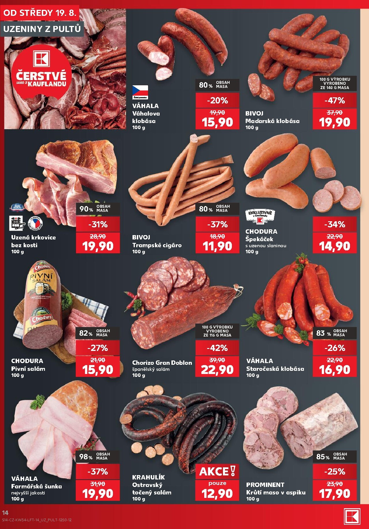 kaufland - Kaufland - Kolín leták na příští týden od středy 19.08.2026 do úterý 25.08.2026 - page: 14