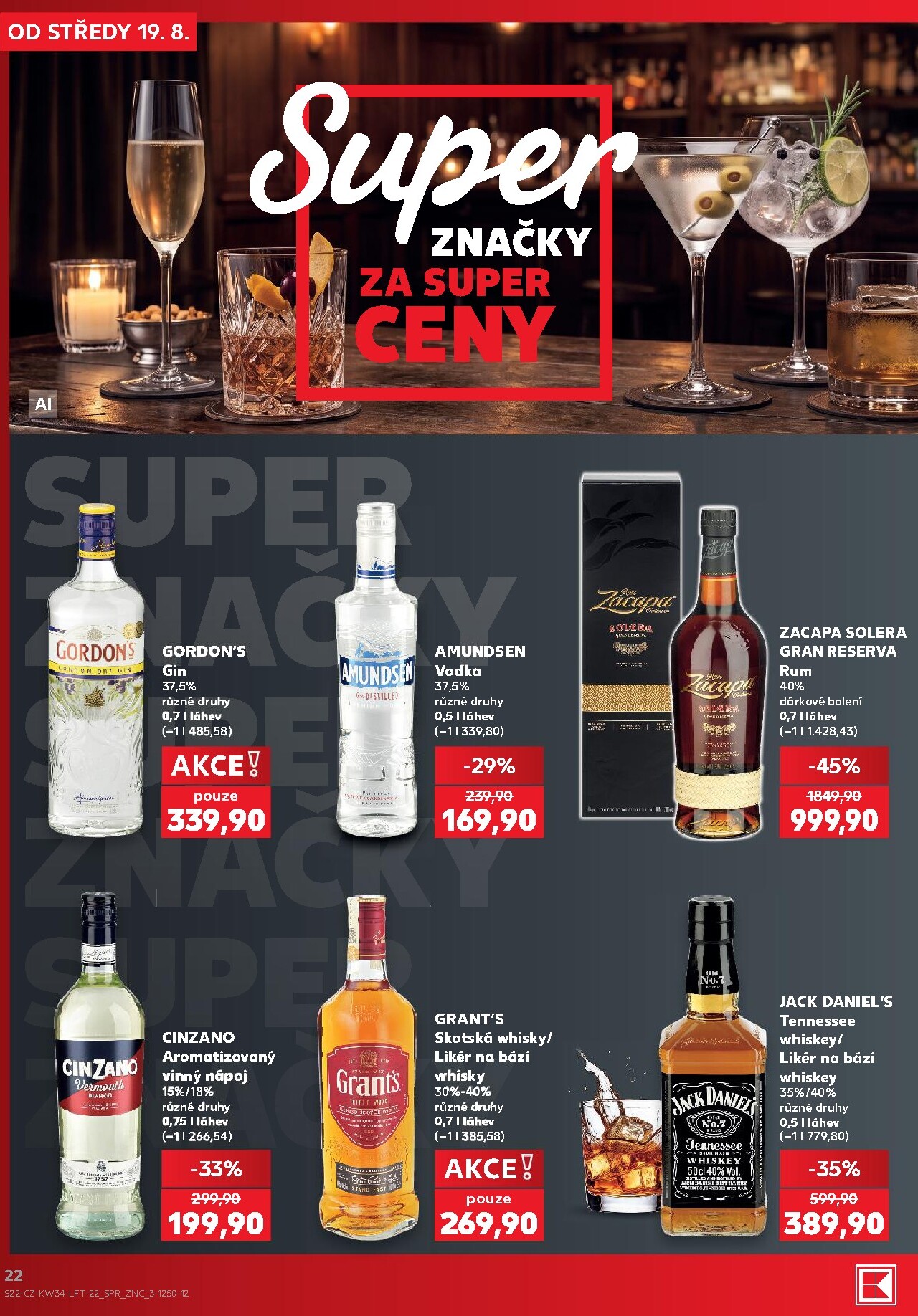 kaufland - Kaufland - Kolín leták na příští týden od středy 19.08.2026 do úterý 25.08.2026 - page: 22