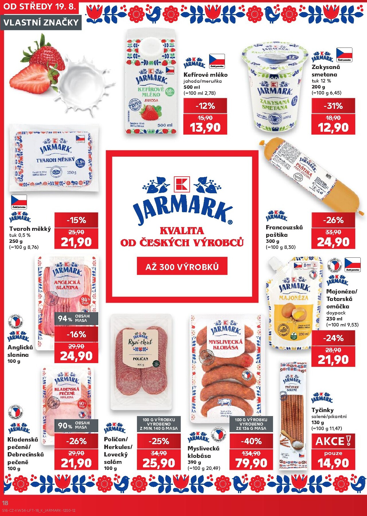 kaufland - Kaufland - Kolín leták na příští týden od středy 19.08.2026 do úterý 25.08.2026 - page: 18