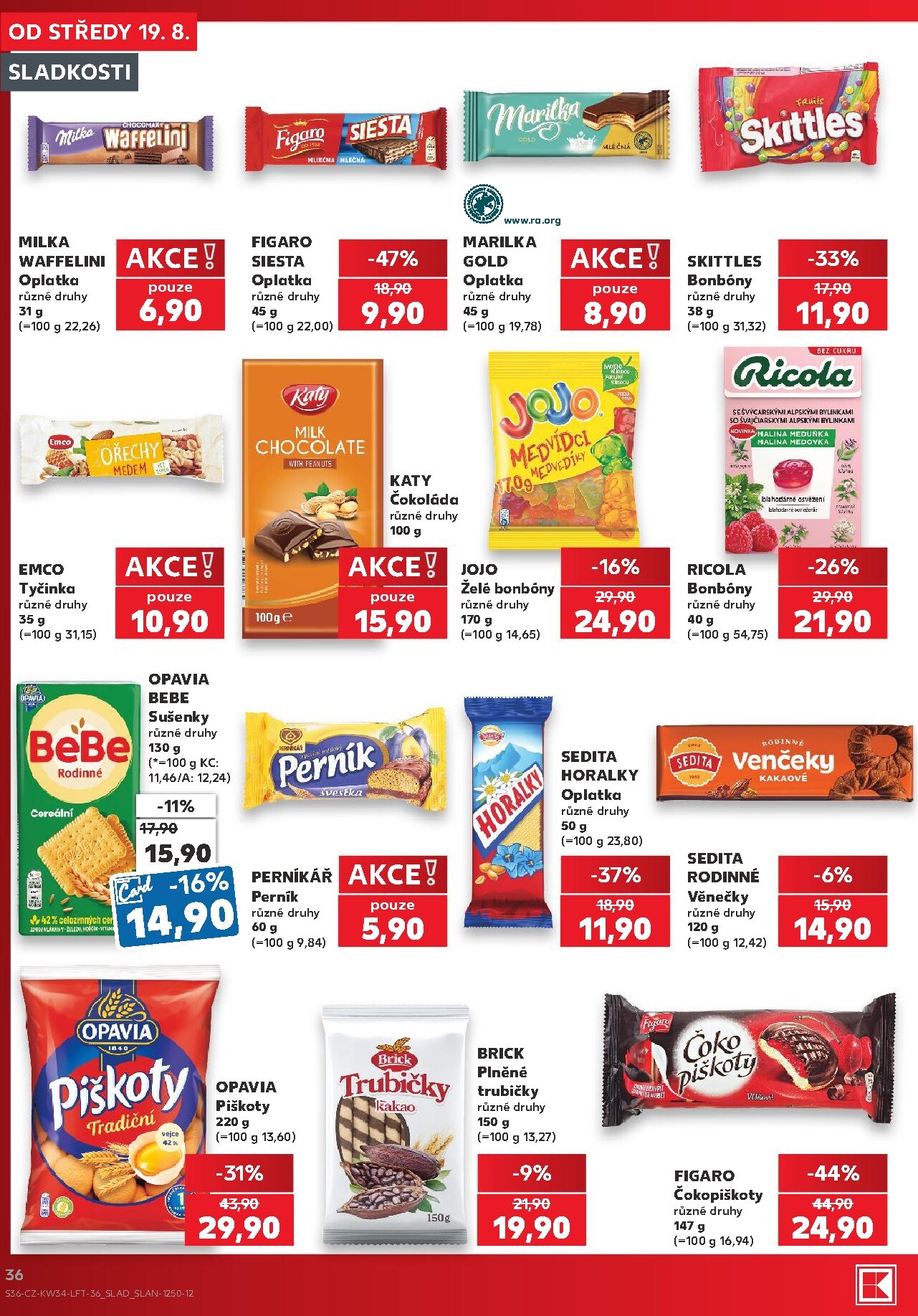 kaufland - Kaufland - Kolín leták na příští týden od středy 19.08.2026 do úterý 25.08.2026 - page: 36