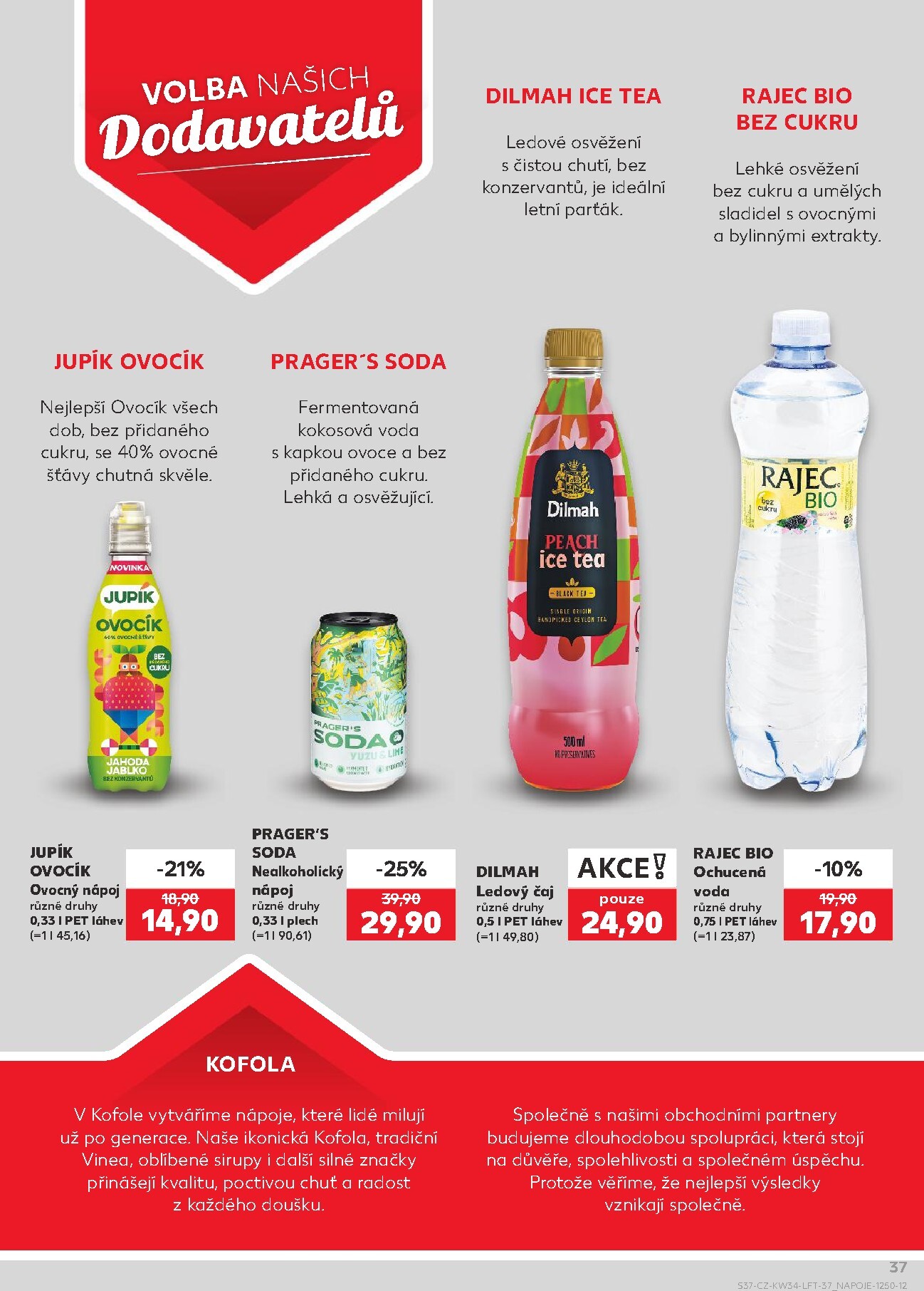 kaufland - Kaufland - Kolín leták na příští týden od středy 19.08.2026 do úterý 25.08.2026 - page: 37