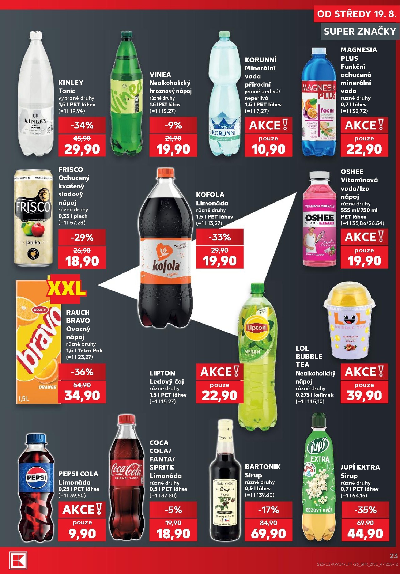 kaufland - Kaufland - Kolín leták na příští týden od středy 19.08.2026 do úterý 25.08.2026 - page: 23