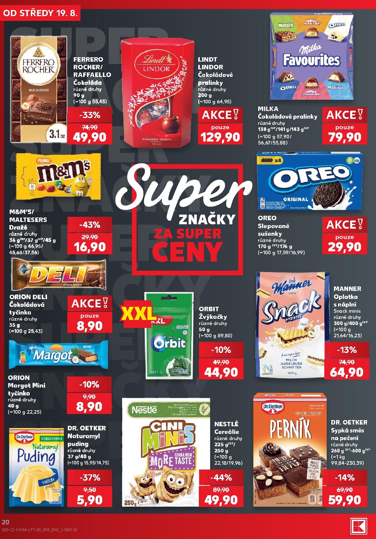 kaufland - Kaufland - Praha 4 leták na příští týden od středy 19.08.2026 do úterý 25.08.2026 - page: 20
