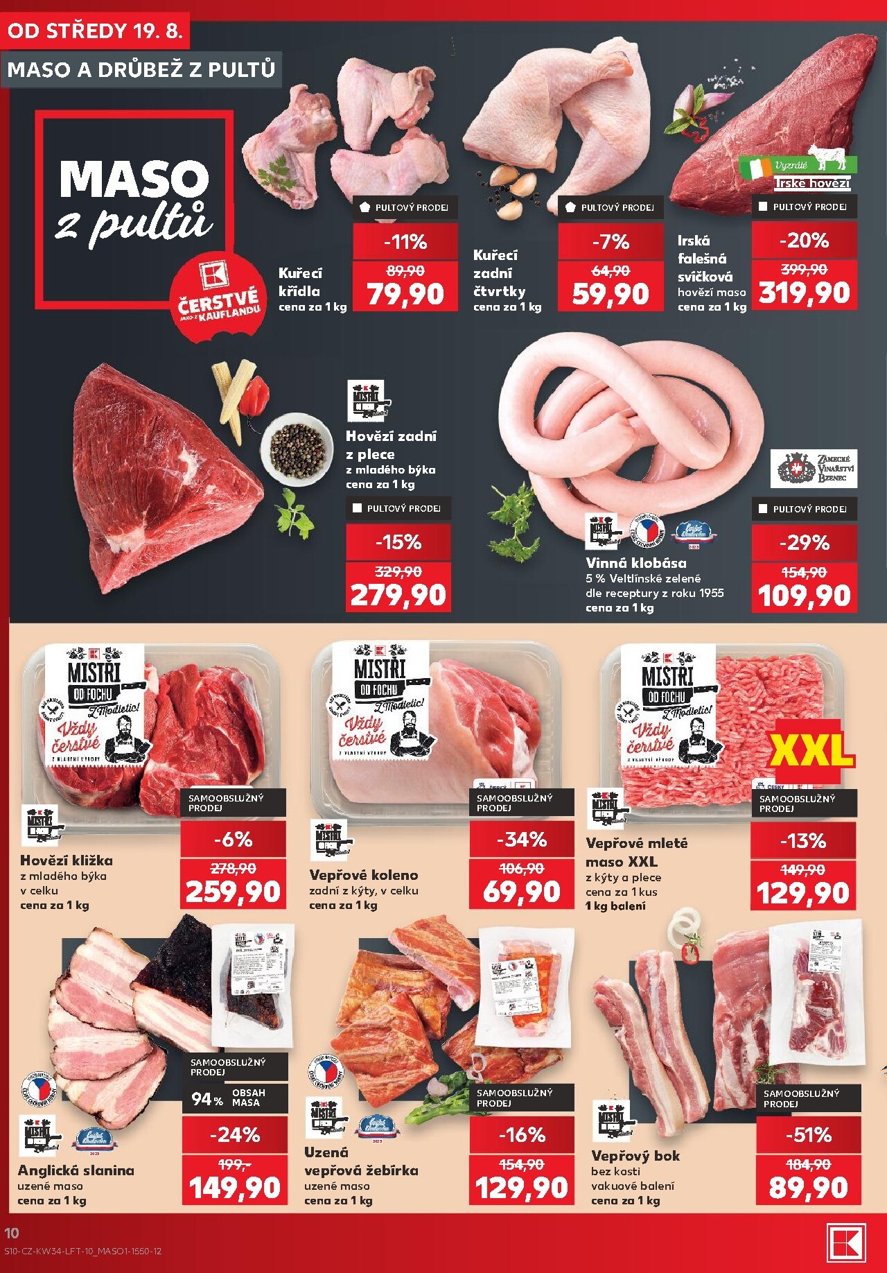 kaufland - Kaufland - Praha 4 leták na příští týden od středy 19.08.2026 do úterý 25.08.2026 - page: 10