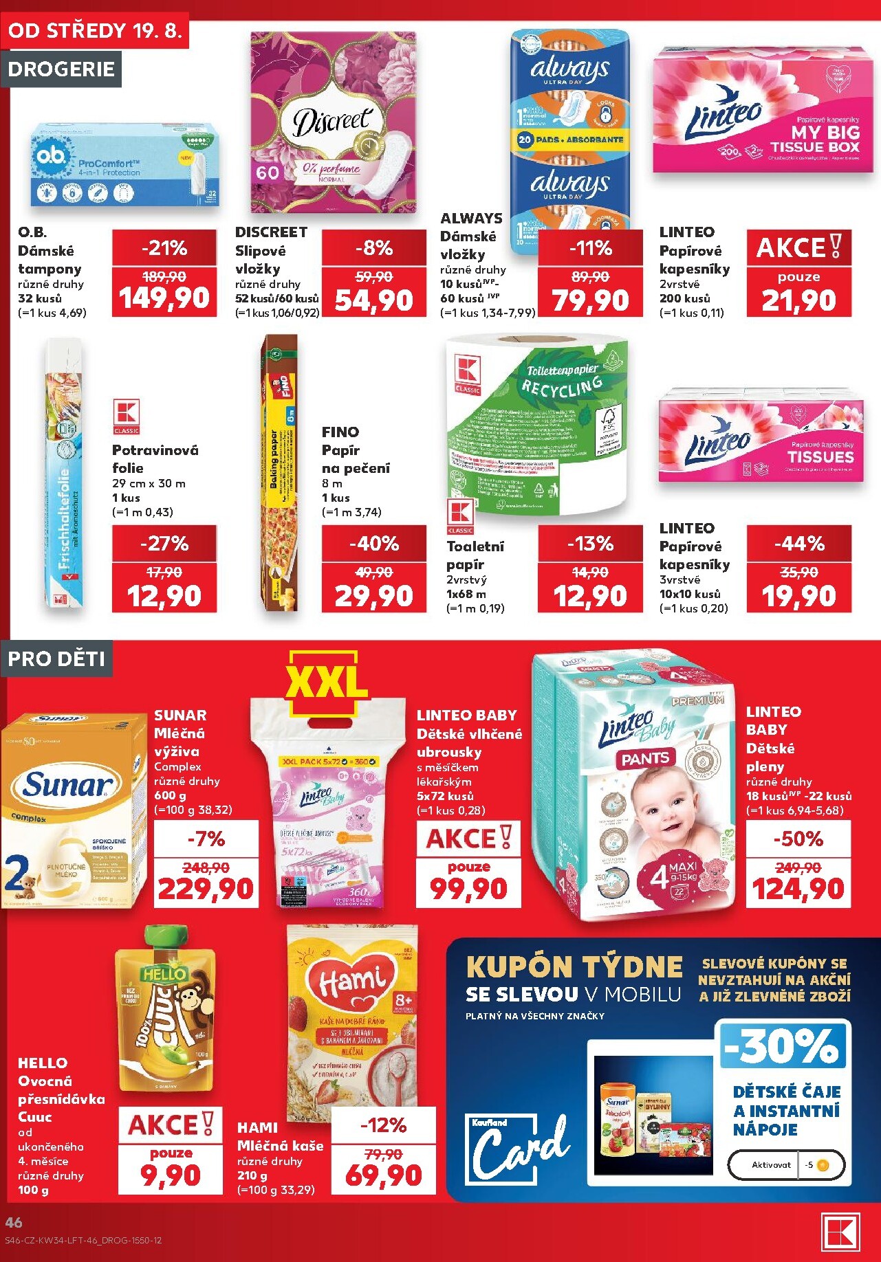 kaufland - Kaufland - Praha 4 leták na příští týden od středy 19.08.2026 do úterý 25.08.2026 - page: 46