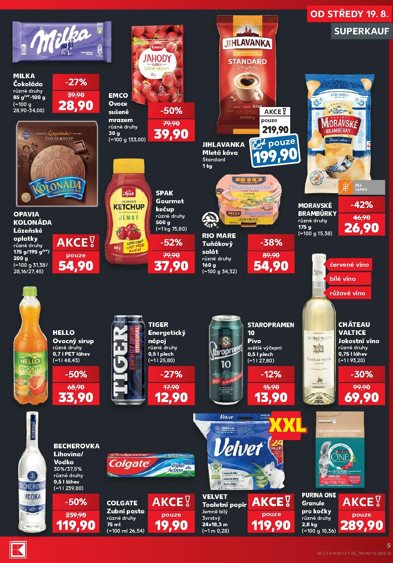 kaufland - Kaufland - Praha 4 leták na příští týden od středy 19.08.2026 do úterý 25.08.2026 - page: 5