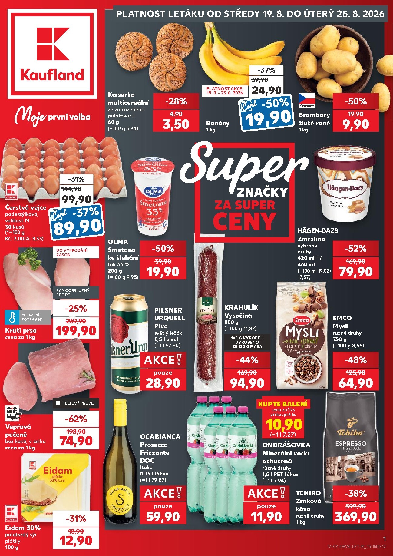 kaufland - Kaufland - Praha 4 leták na příští týden od středy 19.08.2026 do úterý 25.08.2026