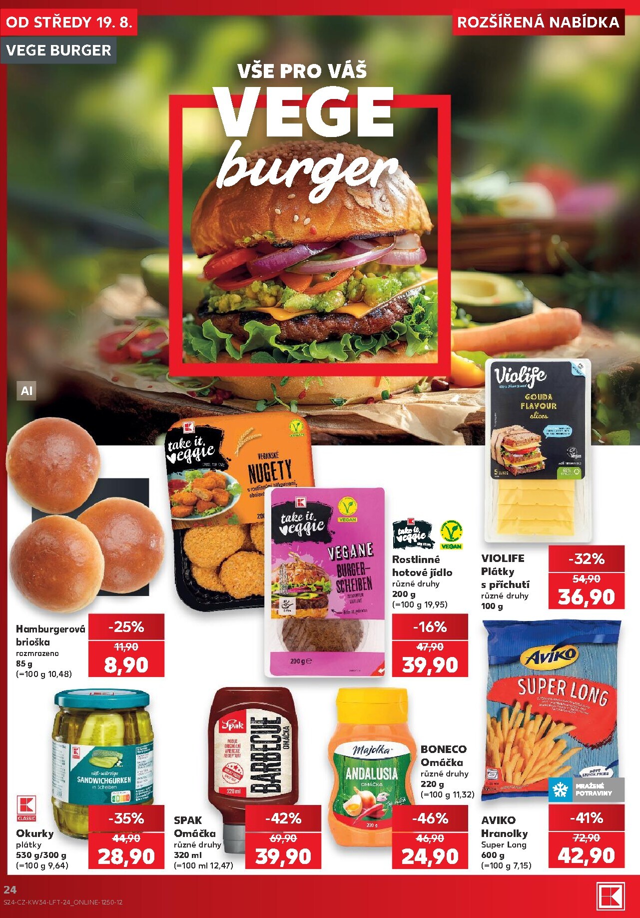 kaufland - Kaufland - Praha 4 leták na příští týden od středy 19.08.2026 do úterý 25.08.2026 - page: 24