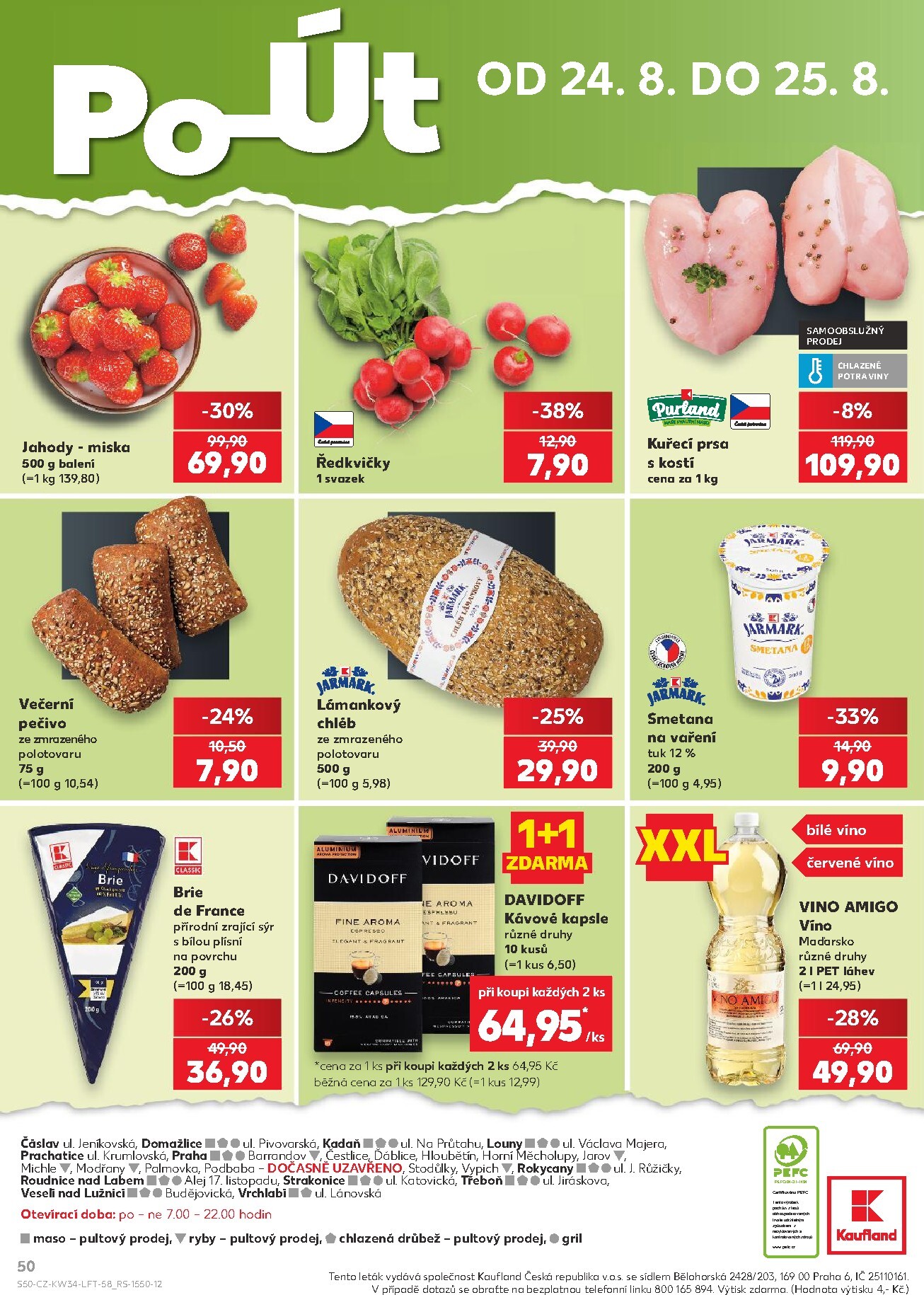kaufland - Kaufland - Praha 4 leták na příští týden od středy 19.08.2026 do úterý 25.08.2026 - page: 50