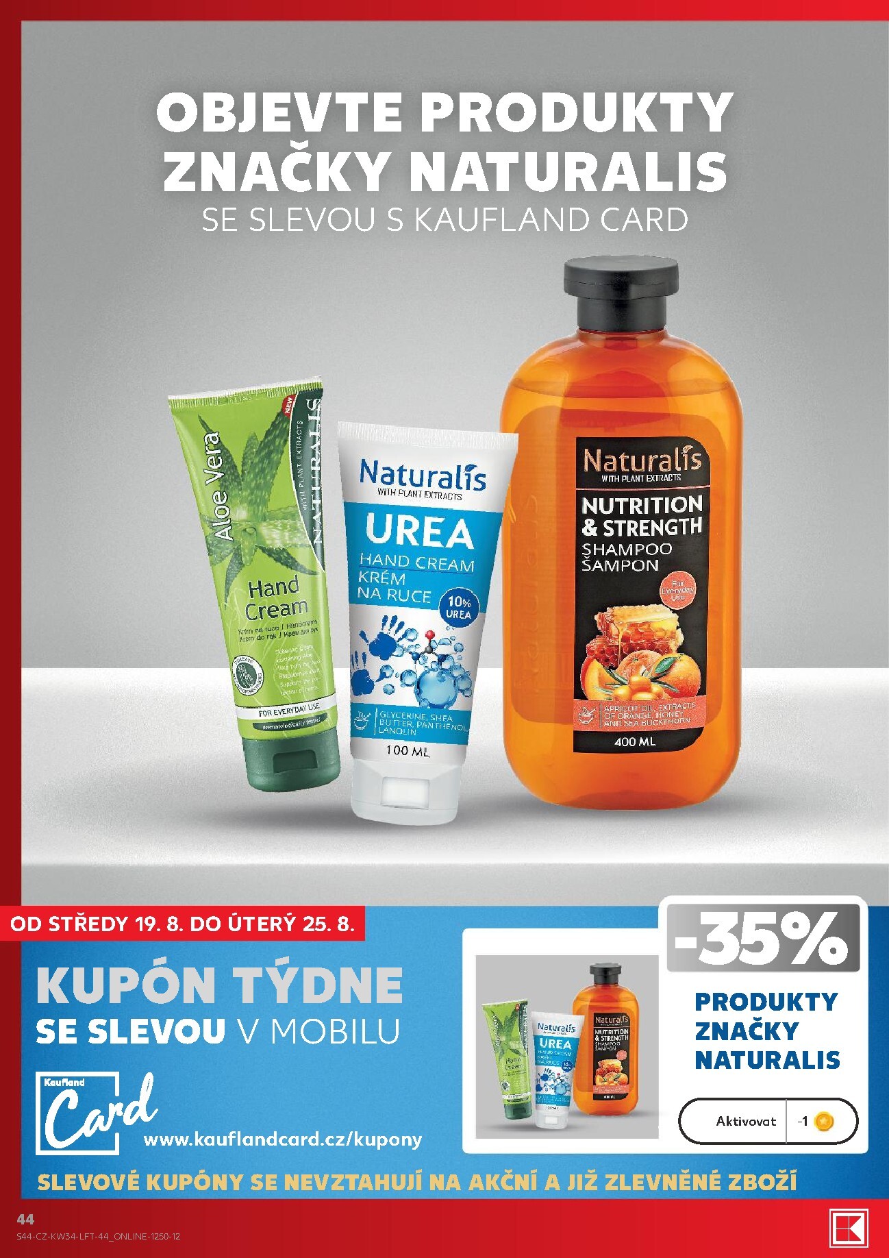kaufland - Kaufland - Praha 4 leták na příští týden od středy 19.08.2026 do úterý 25.08.2026 - page: 44