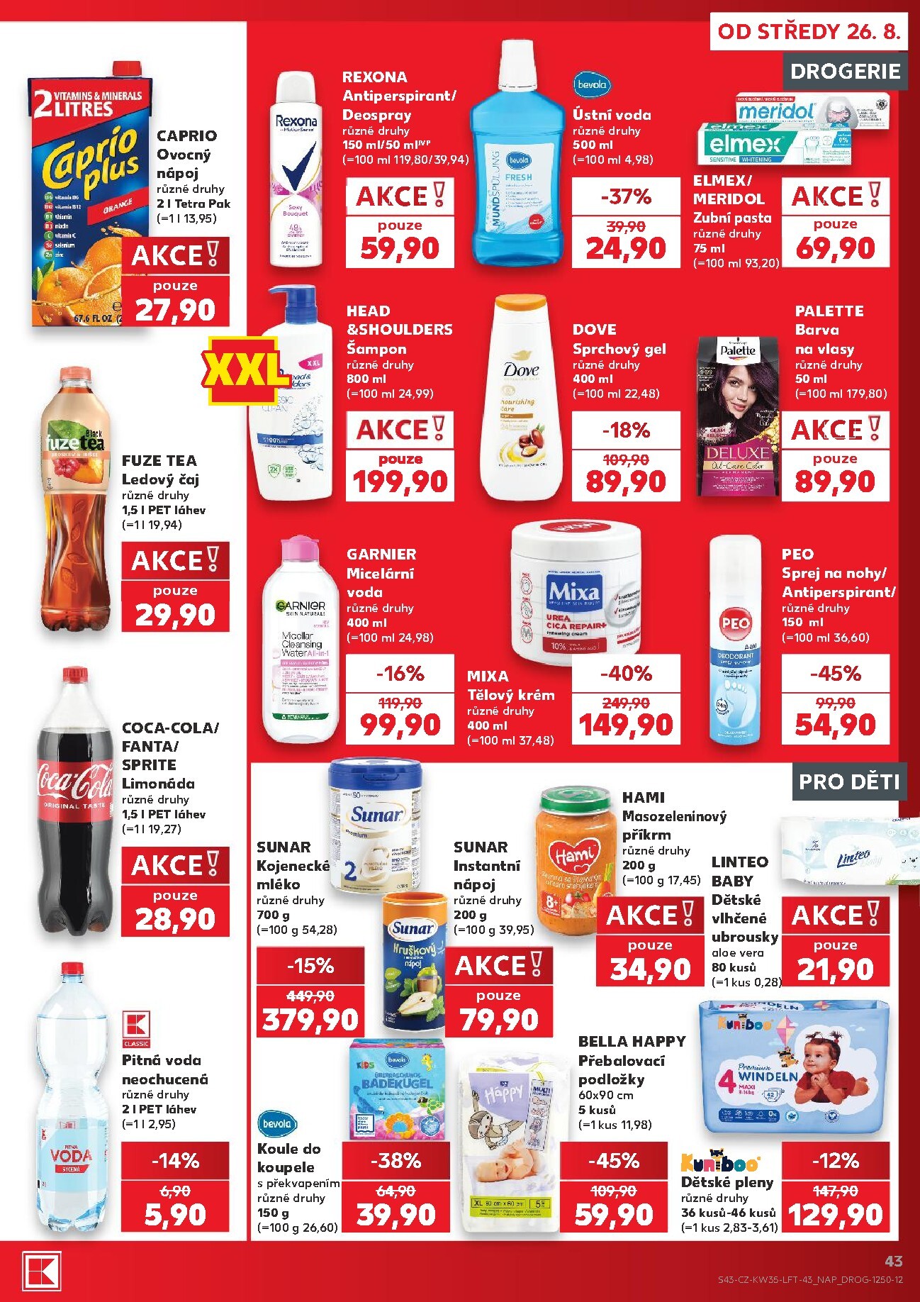 kaufland - Budoucí Kaufland - Brno leták platný od středy 26.08.2026 do úterý 01.09.2026 - page: 43