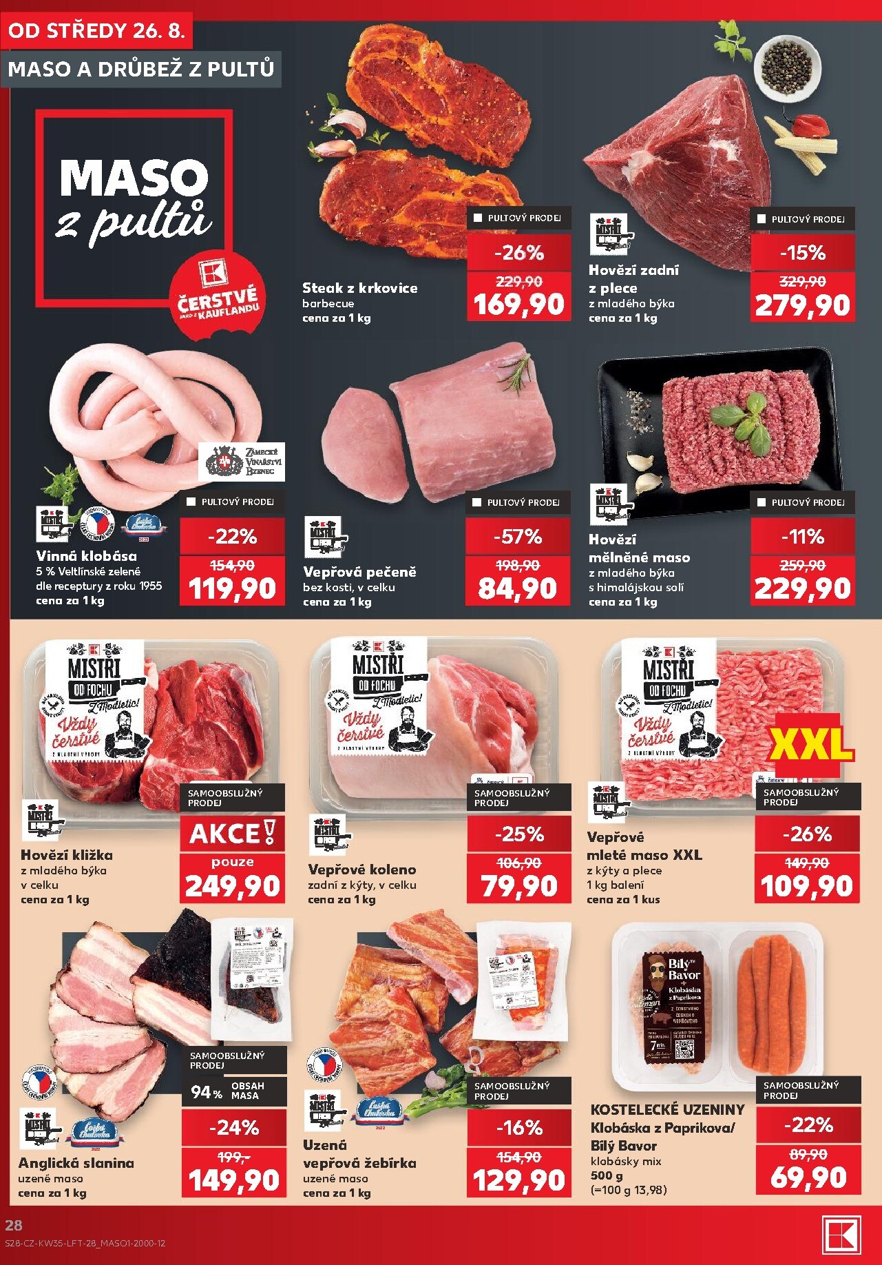 kaufland - Budoucí Kaufland - Brno leták platný od středy 26.08.2026 do úterý 01.09.2026 - page: 28