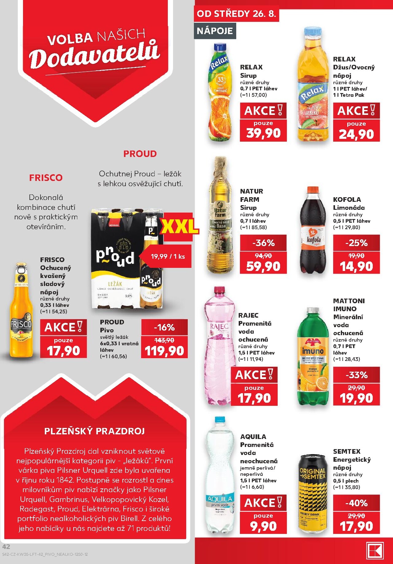 kaufland - Budoucí Kaufland - Brno leták platný od středy 26.08.2026 do úterý 01.09.2026 - page: 42