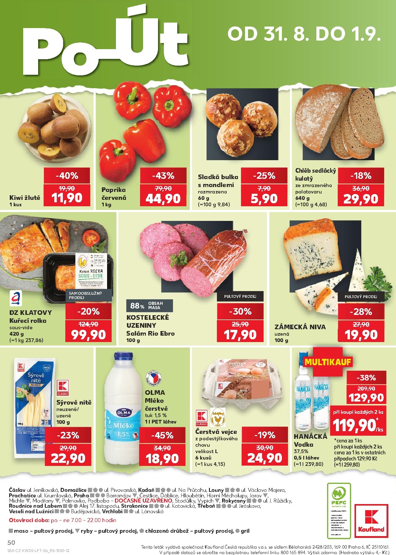 kaufland - Budoucí Kaufland - Praha 4 leták platný od středy 26.08.2026 do úterý 01.09.2026 - page: 50