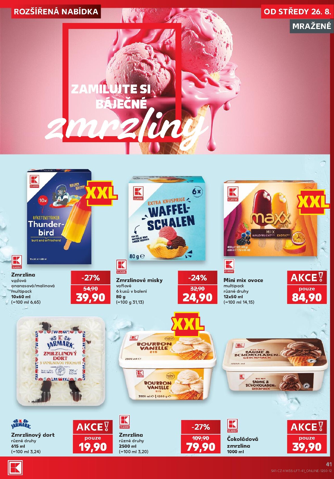 kaufland - Budoucí Kaufland - Praha 4 leták platný od středy 26.08.2026 do úterý 01.09.2026 - page: 41