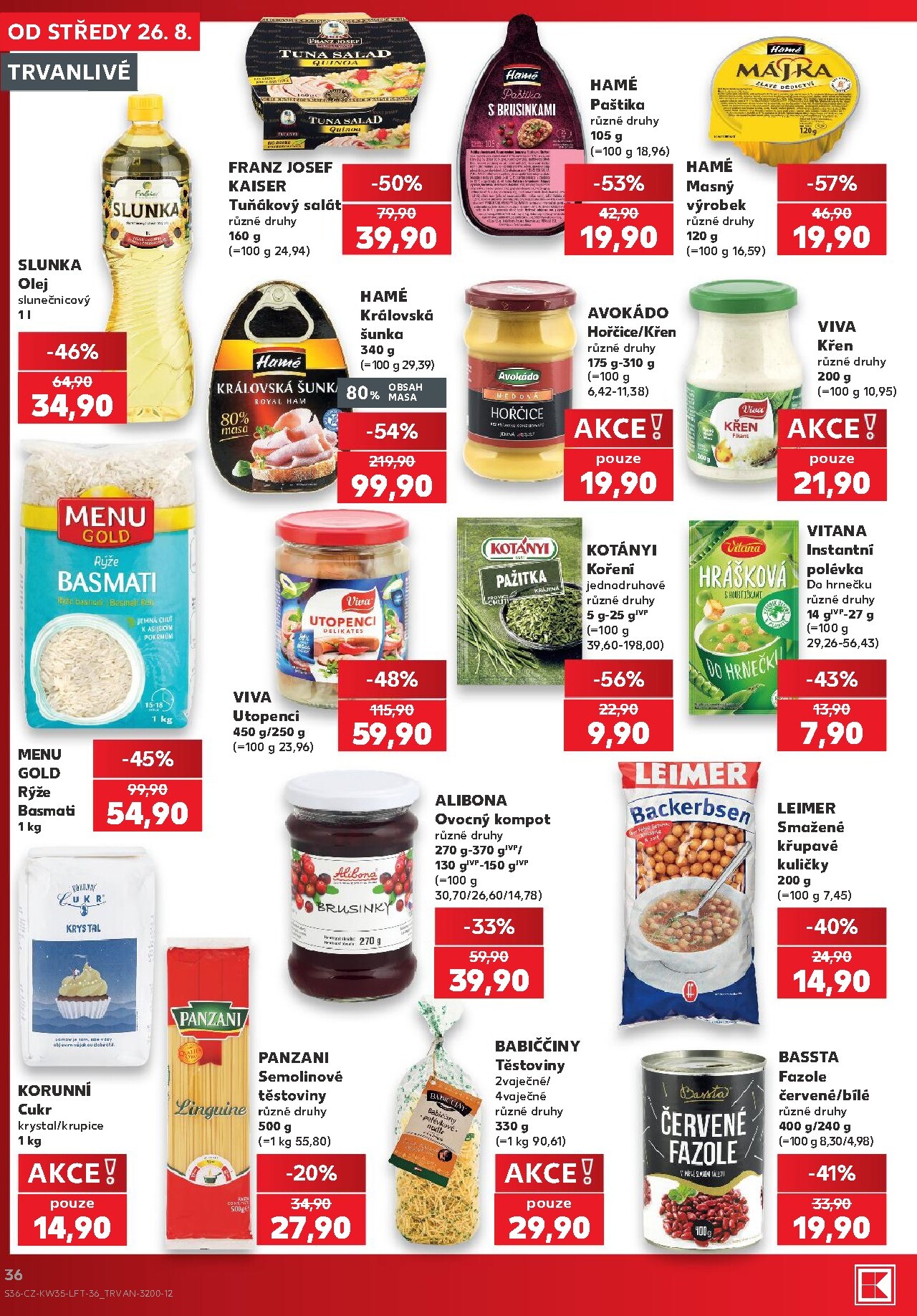 kaufland - Budoucí Kaufland - Ostrava leták platný od středy 26.08.2026 do úterý 01.09.2026 - page: 36