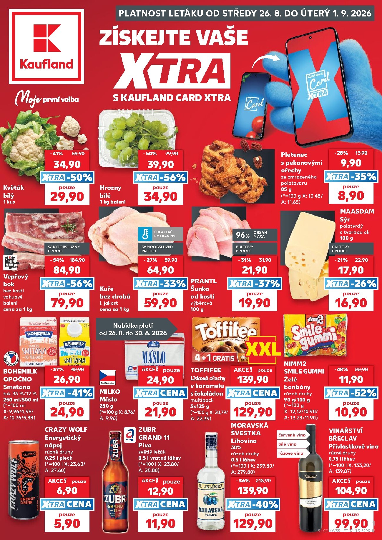 kaufland - Budoucí Kaufland - Ostrava leták platný od středy 26.08.2026 do úterý 01.09.2026 - page: 1