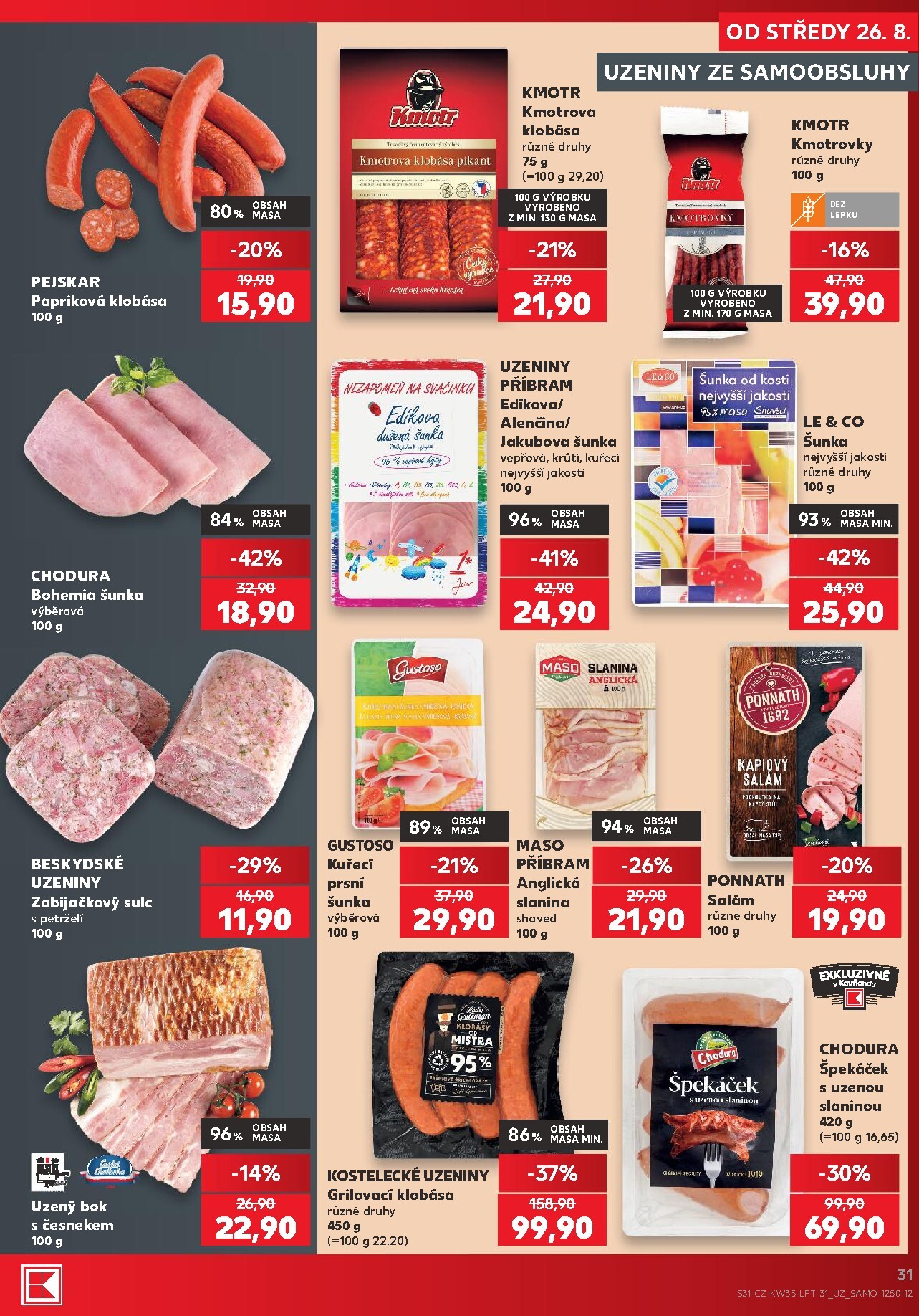 kaufland - Budoucí Kaufland - Ostrava leták platný od středy 26.08.2026 do úterý 01.09.2026 - page: 31