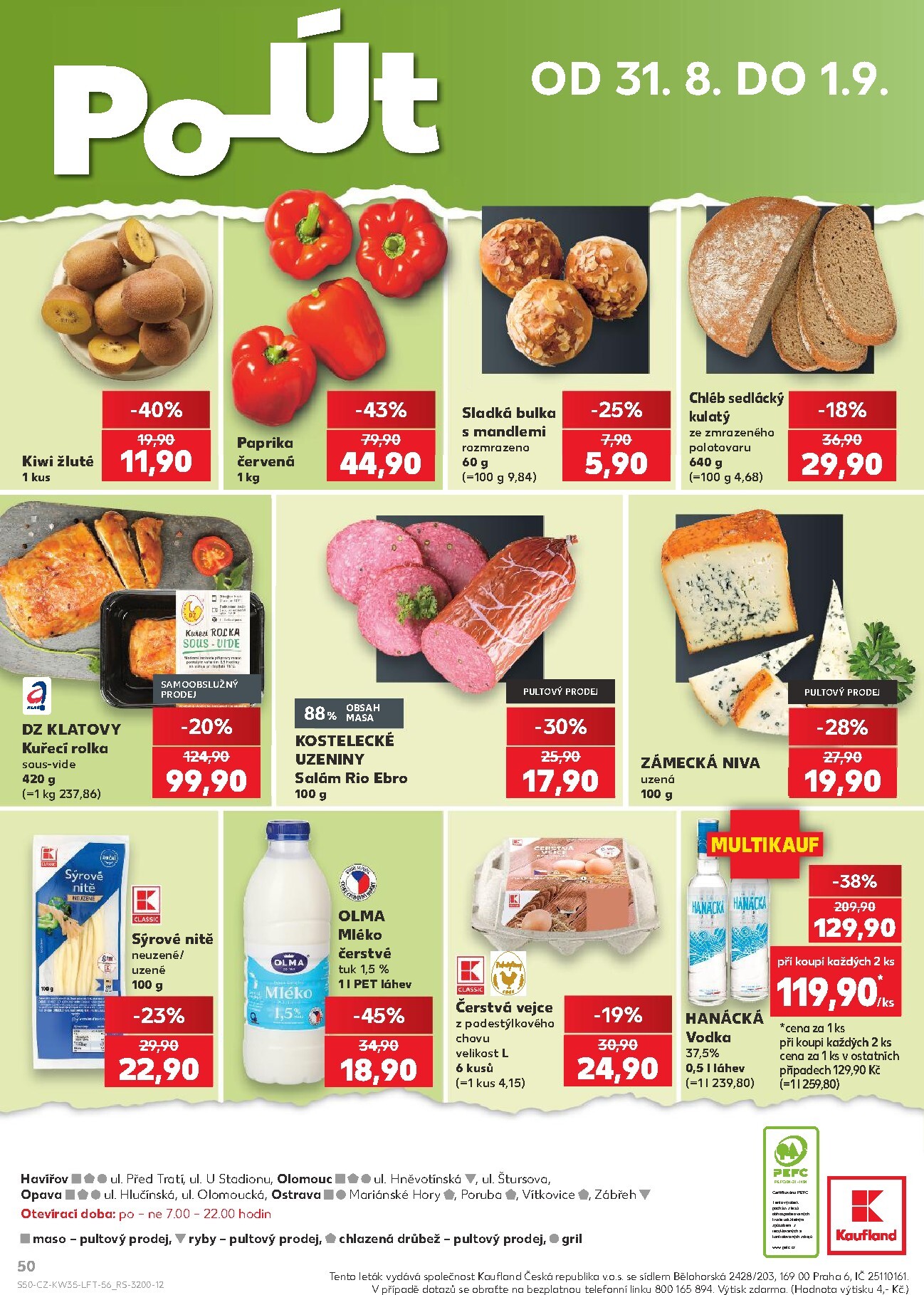 kaufland - Budoucí Kaufland - Ostrava leták platný od středy 26.08.2026 do úterý 01.09.2026 - page: 50