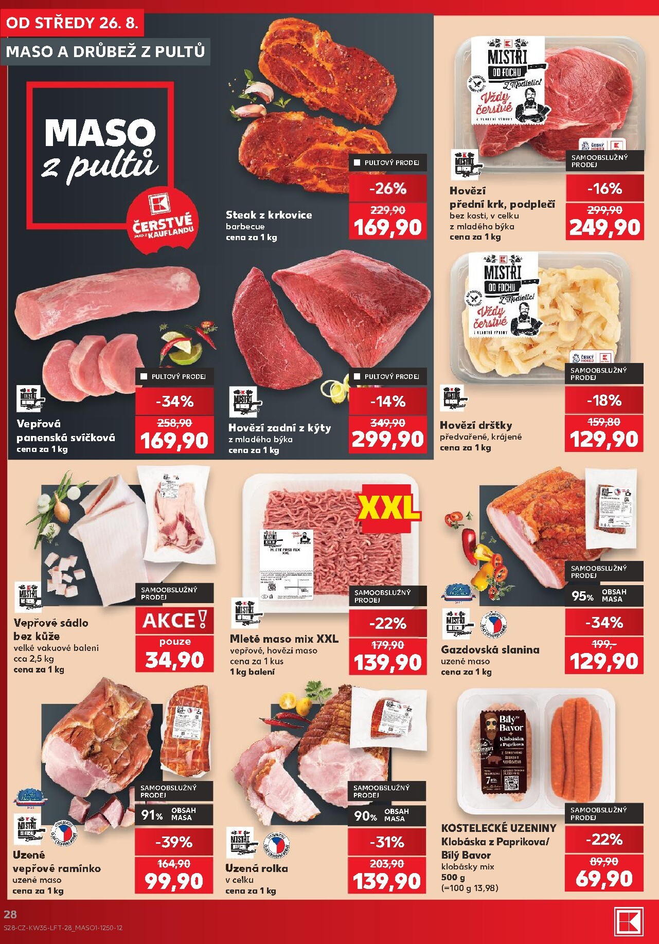 kaufland - Aktuální Kaufland - Kolín leták platný od středy 26.08.2026 do úterý 01.09.2026 - page: 28