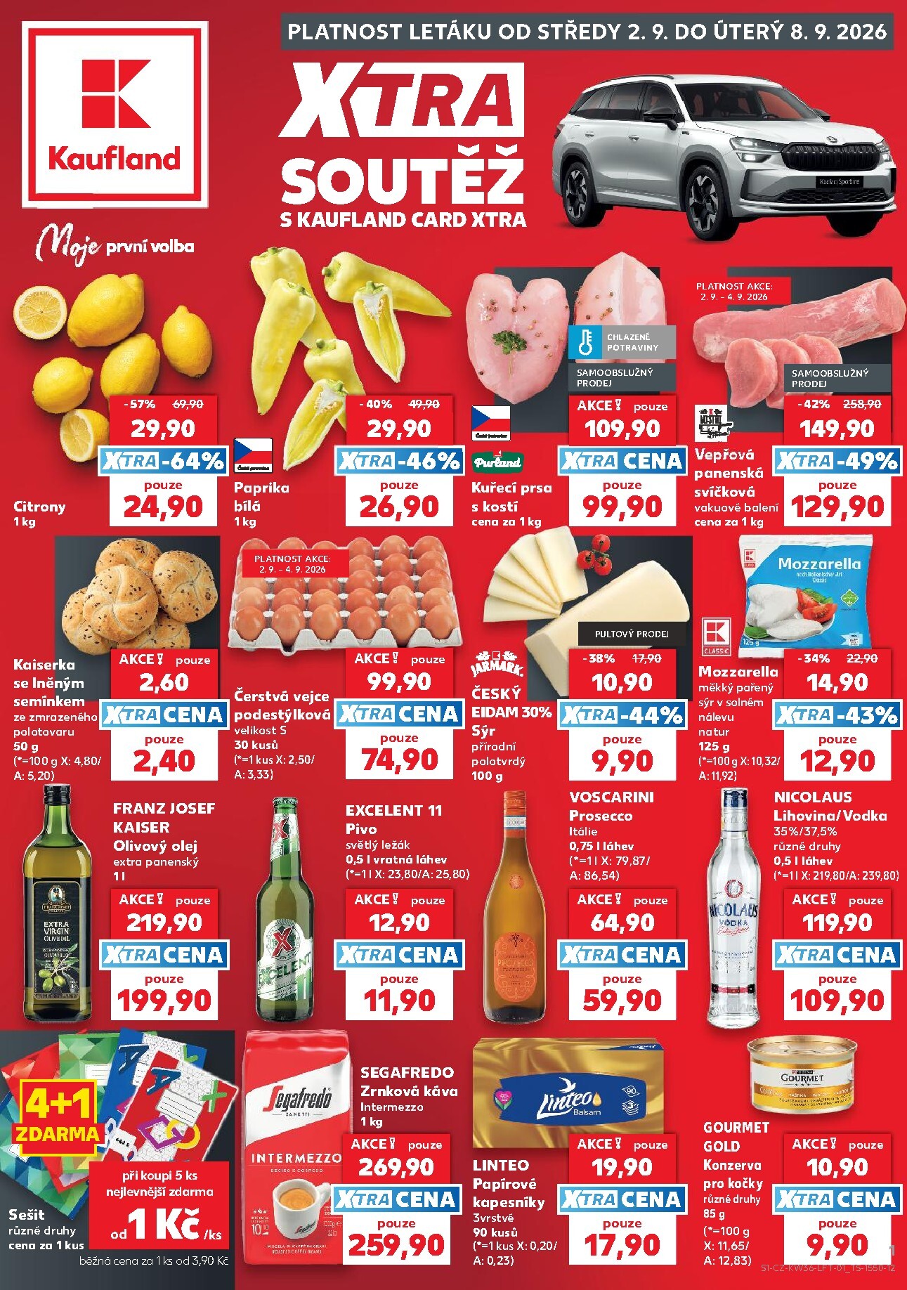 kaufland - Budoucí Kaufland - Praha 4 leták platný od středy 02.09.2026 do úterý 08.09.2026