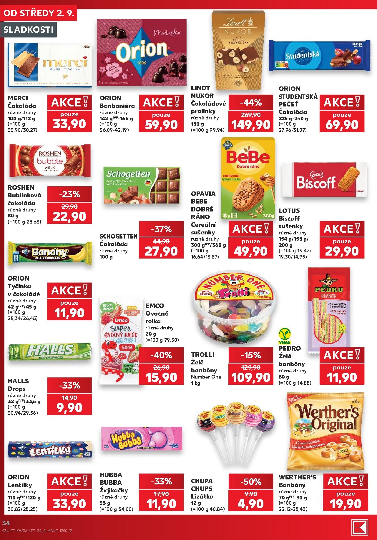 kaufland - Budoucí Kaufland - Brno leták platný od středy 02.09.2026 do úterý 08.09.2026 - page: 34