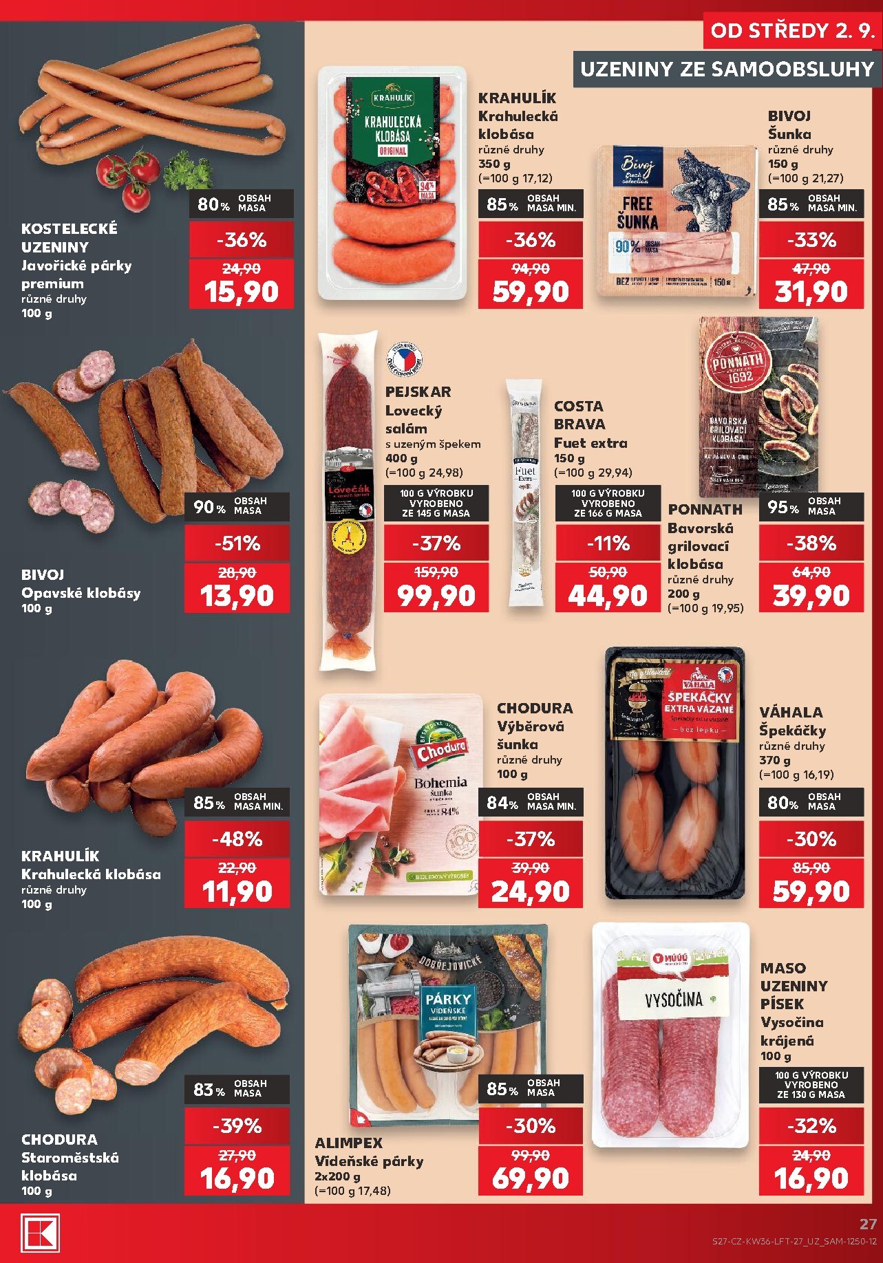 kaufland - Budoucí Kaufland - Brno leták platný od středy 02.09.2026 do úterý 08.09.2026 - page: 27