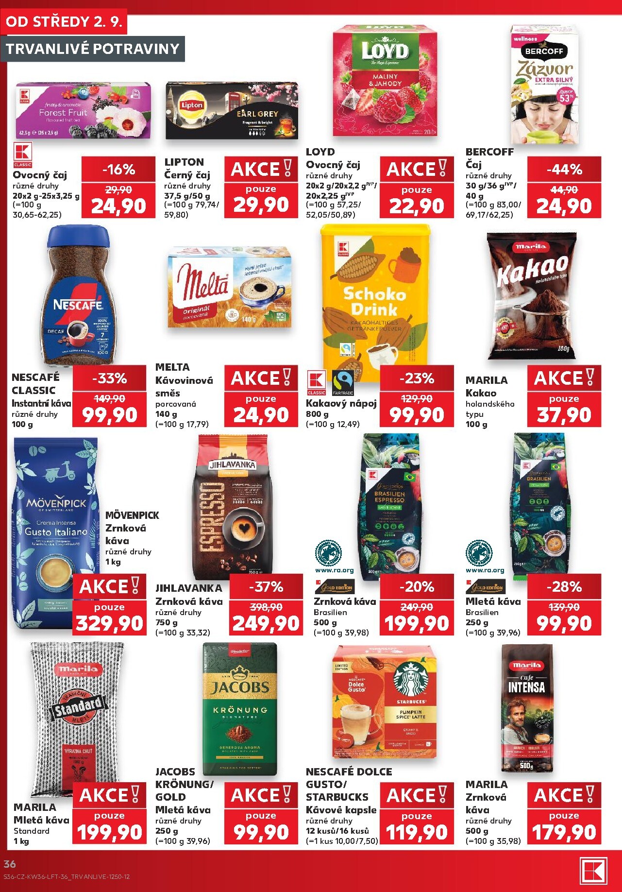 kaufland - Budoucí Kaufland - Kolín leták platný od středy 02.09.2026 do úterý 08.09.2026 - page: 36