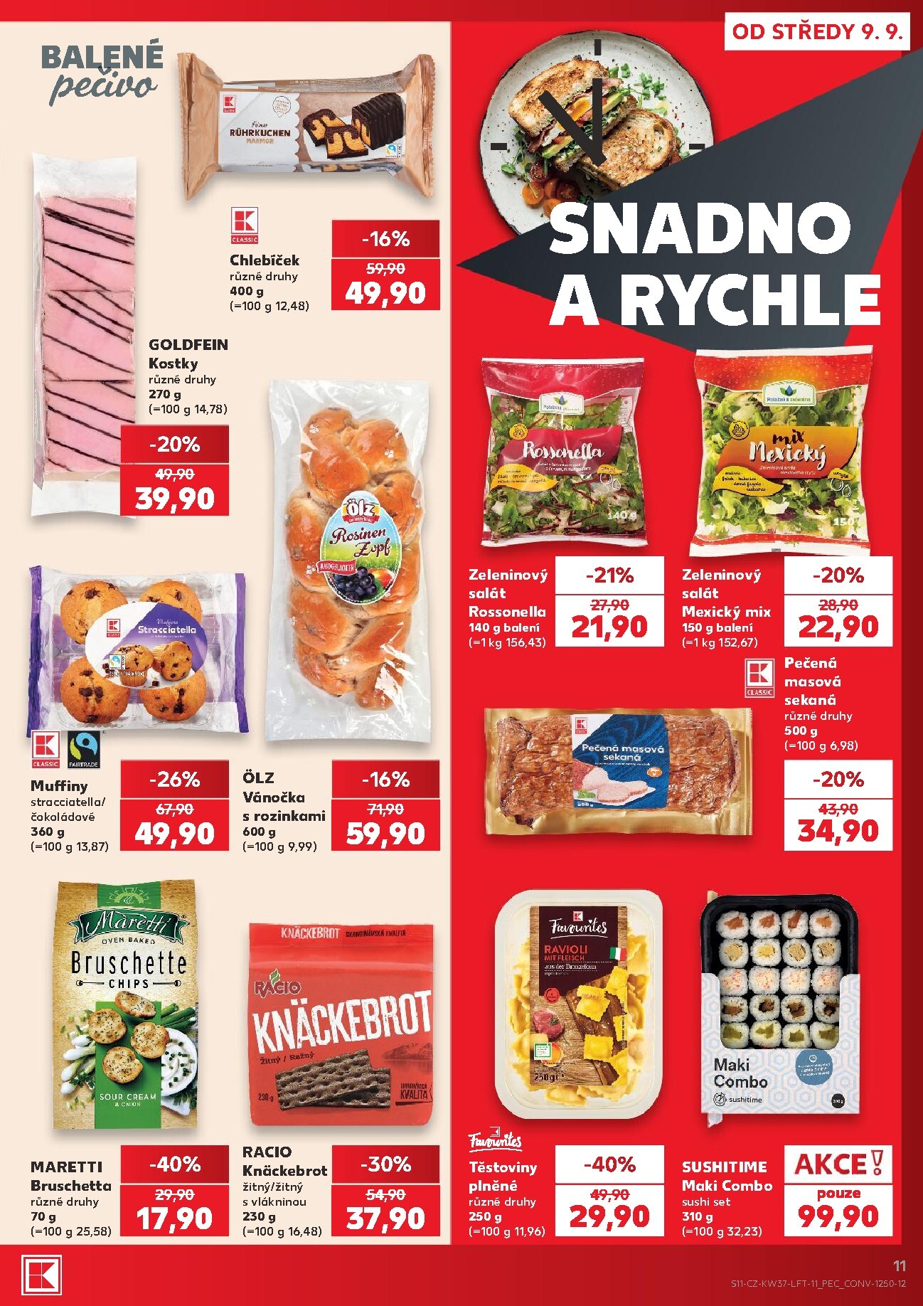 kaufland - Kaufland - Kolín leták na příští týden od středy 09.09.2026 do úterý 15.09.2026 - page: 11
