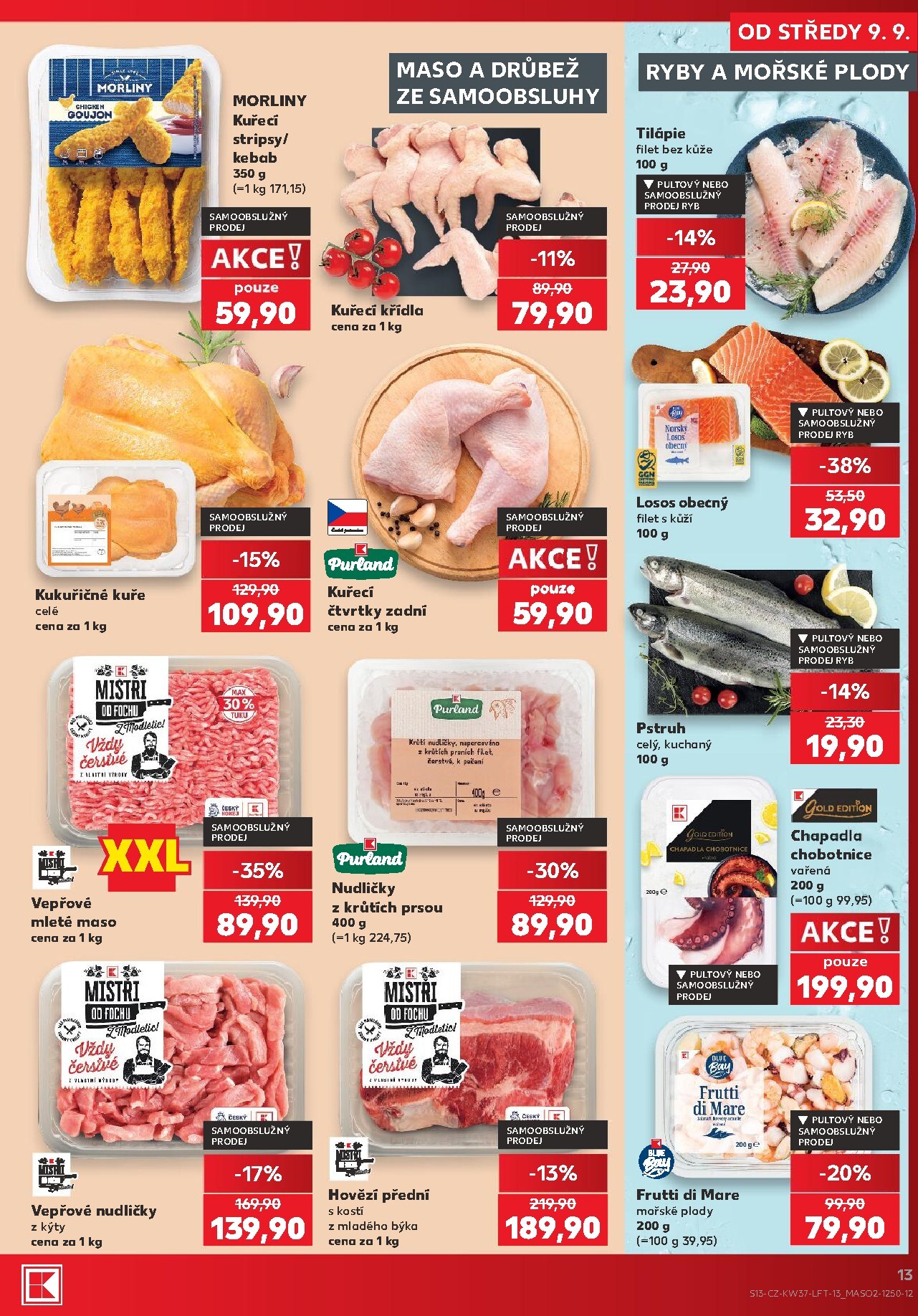 kaufland - Kaufland - Kolín leták na příští týden od středy 09.09.2026 do úterý 15.09.2026 - page: 13