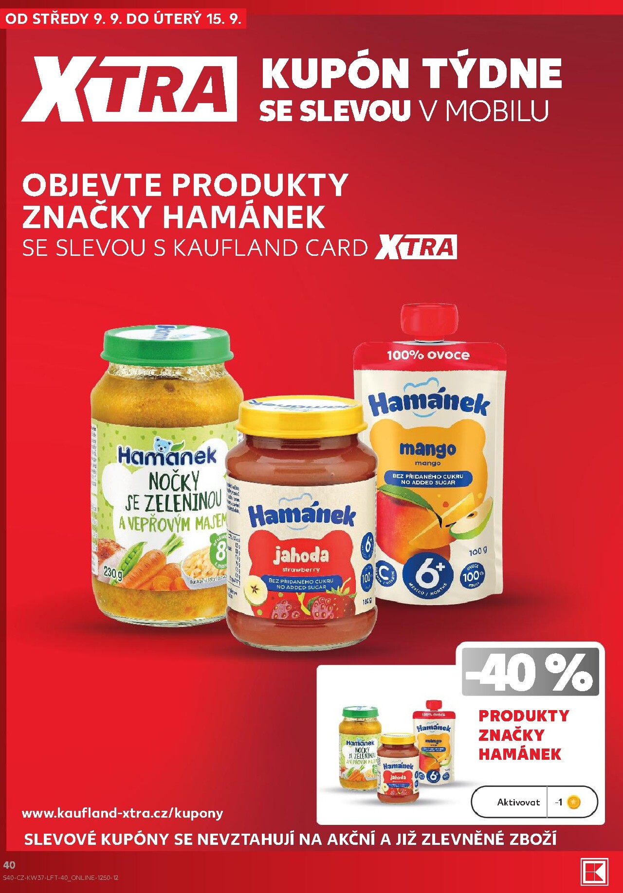 kaufland - Kaufland - Kolín leták na příští týden od středy 09.09.2026 do úterý 15.09.2026 - page: 40