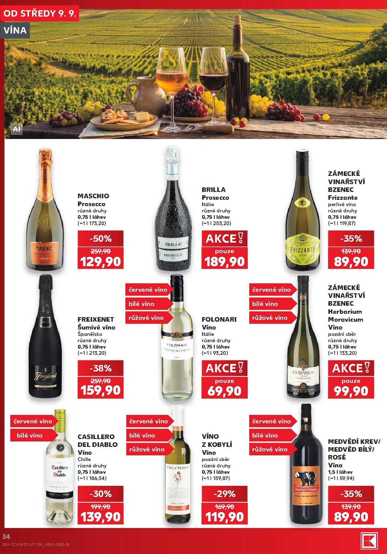 kaufland - Kaufland - Kolín leták na příští týden od středy 09.09.2026 do úterý 15.09.2026 - page: 34