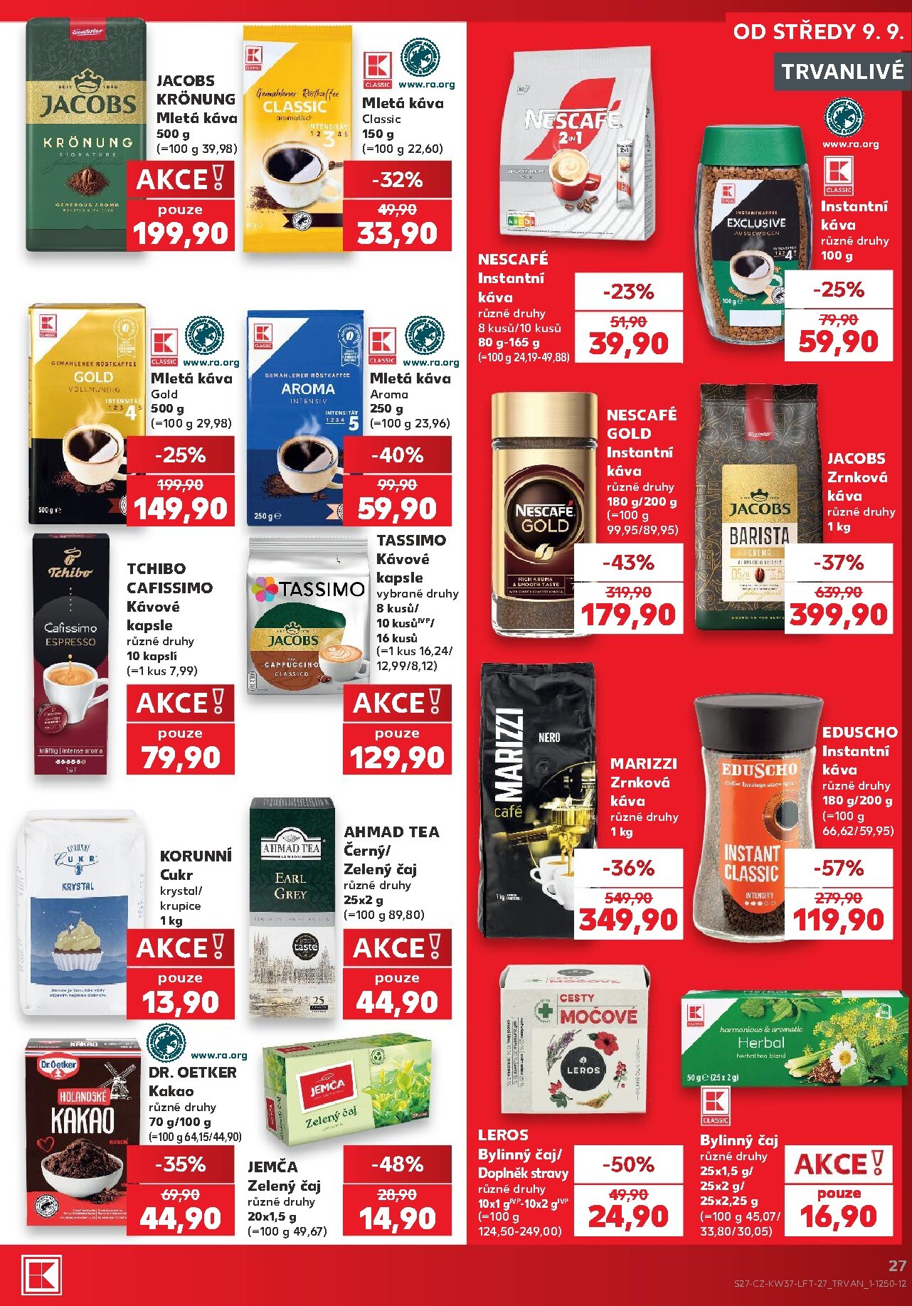 kaufland - Kaufland - Kolín leták na příští týden od středy 09.09.2026 do úterý 15.09.2026 - page: 27