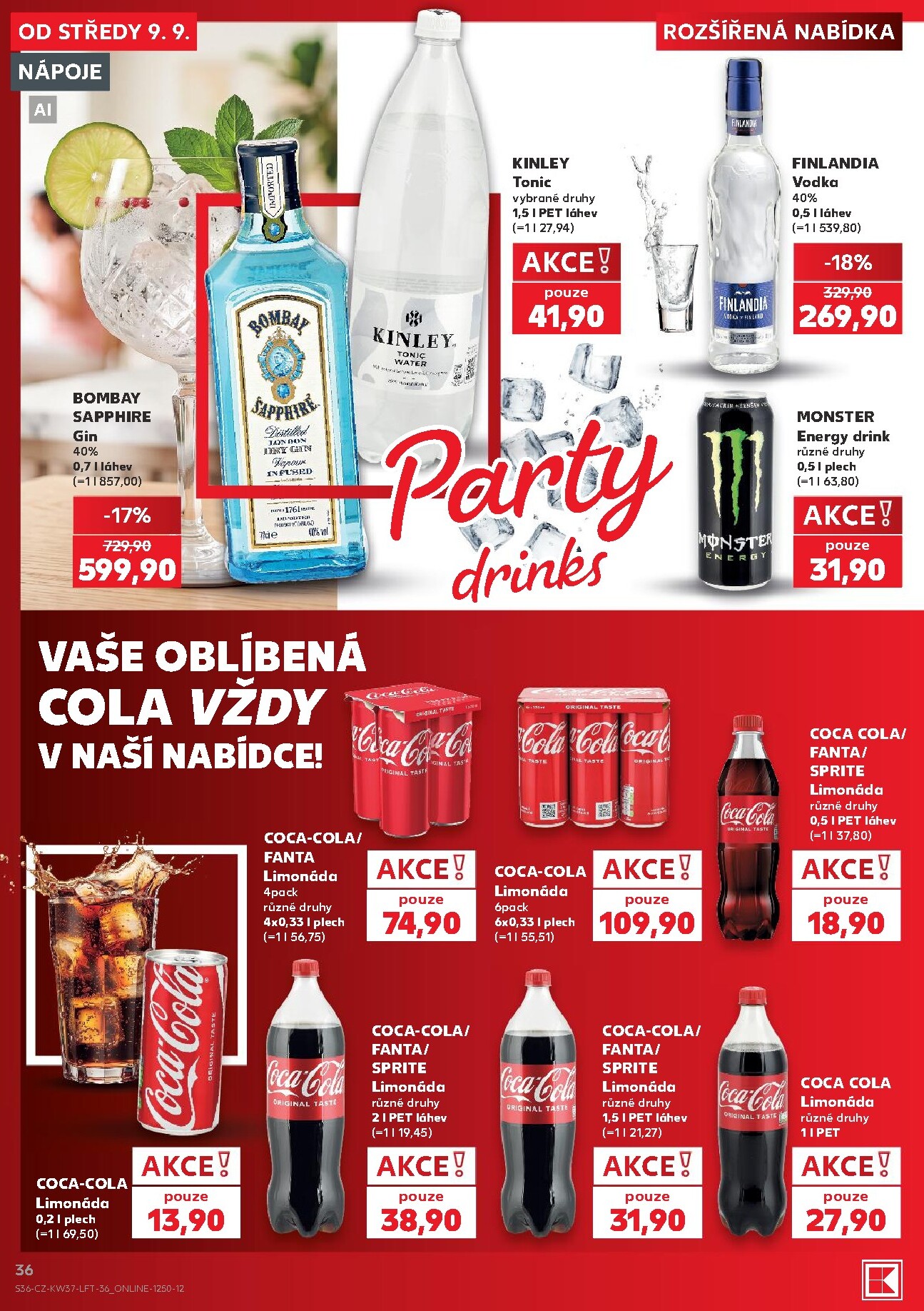 kaufland - Kaufland - Kolín leták na příští týden od středy 09.09.2026 do úterý 15.09.2026 - page: 36
