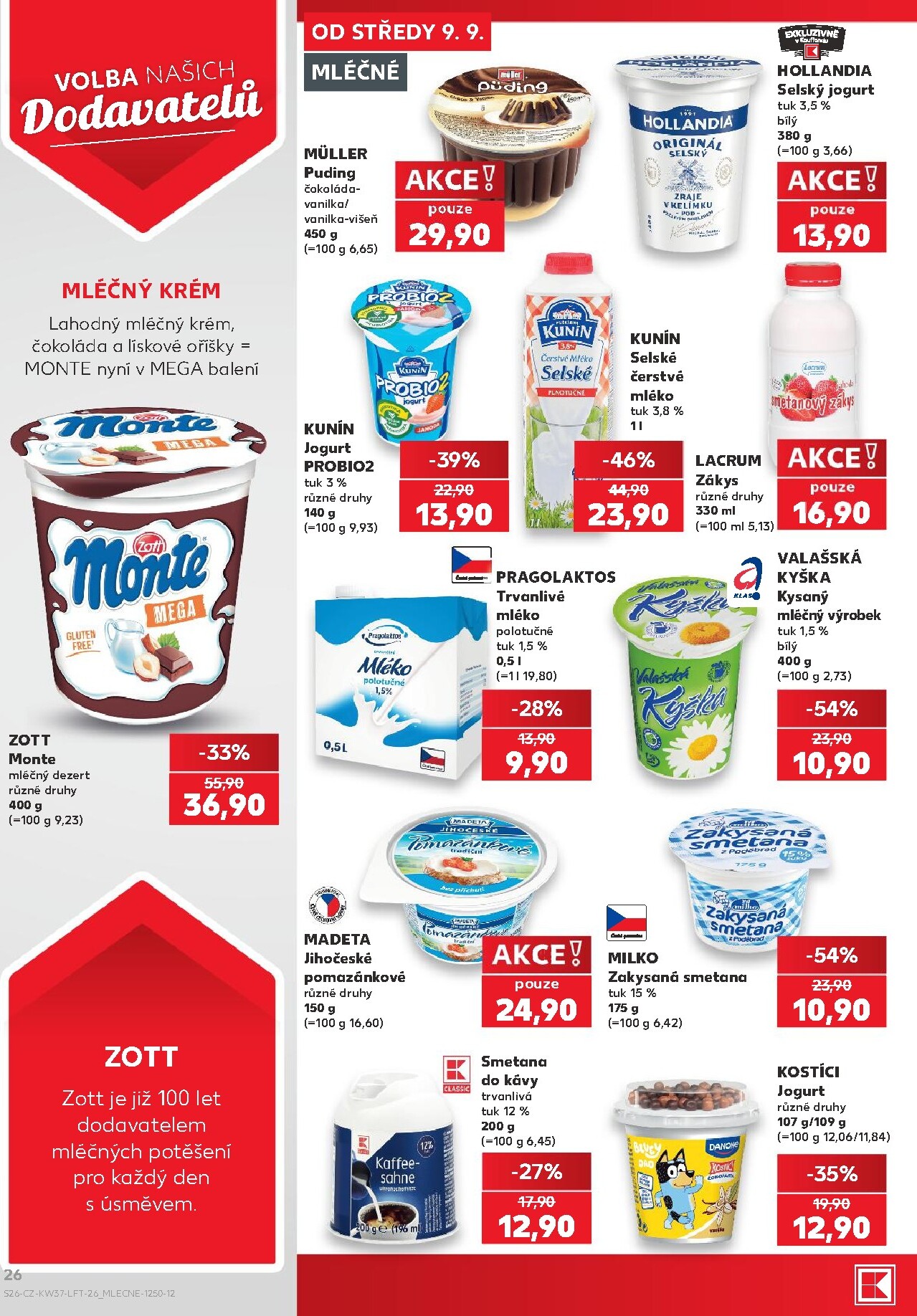 kaufland - Kaufland - Kolín leták na příští týden od středy 09.09.2026 do úterý 15.09.2026 - page: 26