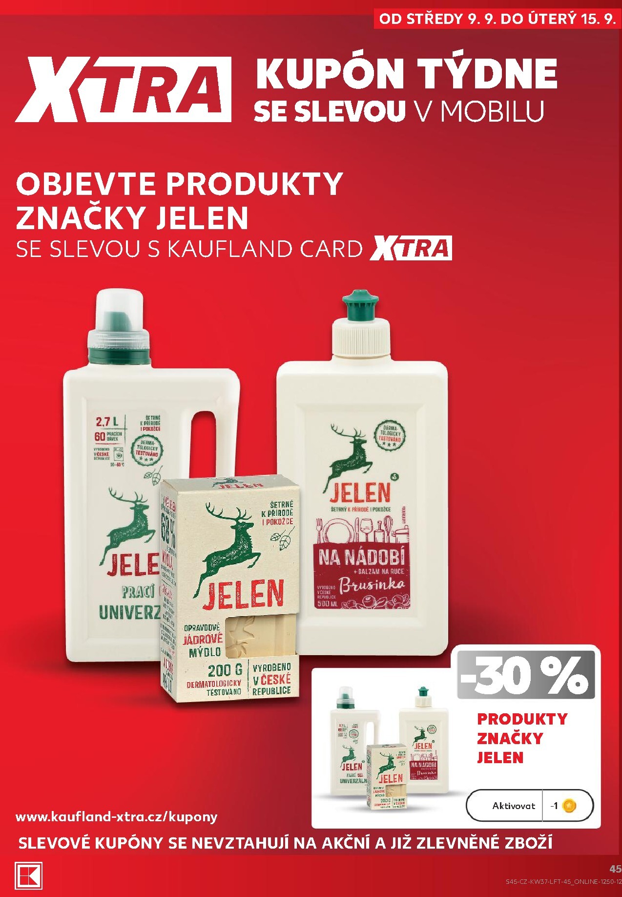 kaufland - Kaufland - Kolín leták na příští týden od středy 09.09.2026 do úterý 15.09.2026 - page: 45