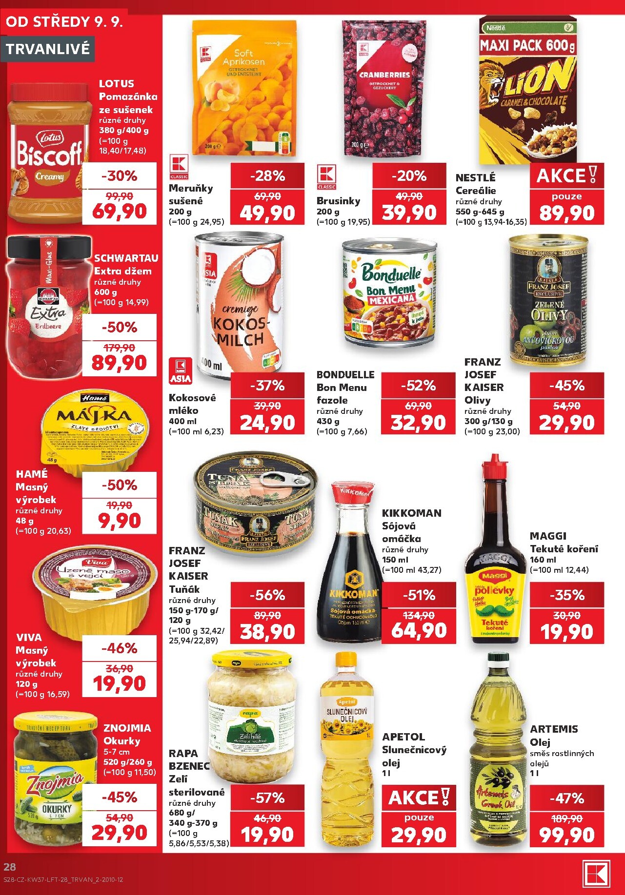 kaufland - Kaufland - Kolín leták na příští týden od středy 09.09.2026 do úterý 15.09.2026 - page: 28
