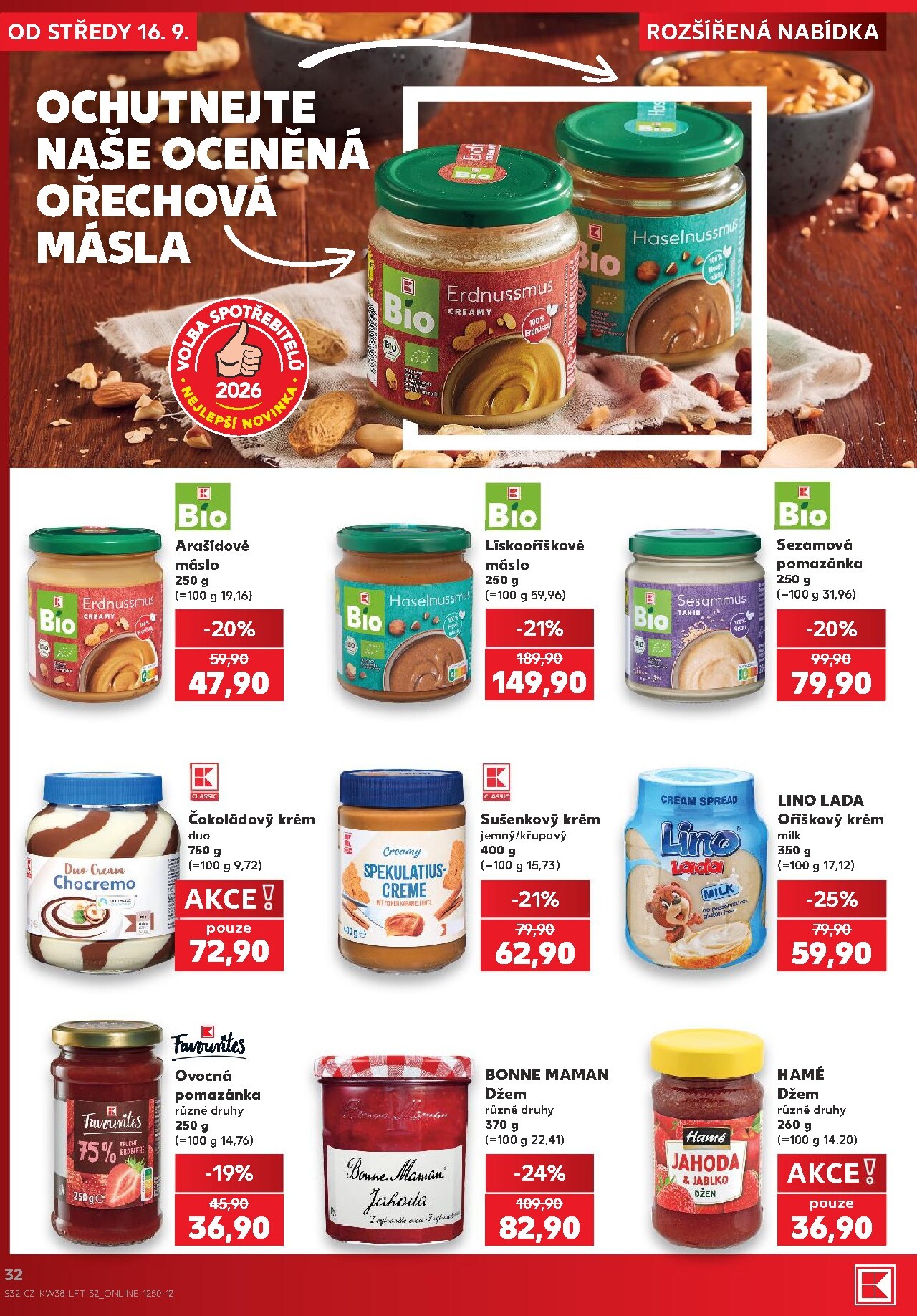 kaufland - Kaufland - Kolín leták na příští týden od středy 16.09.2026 do úterý 22.09.2026 - page: 32