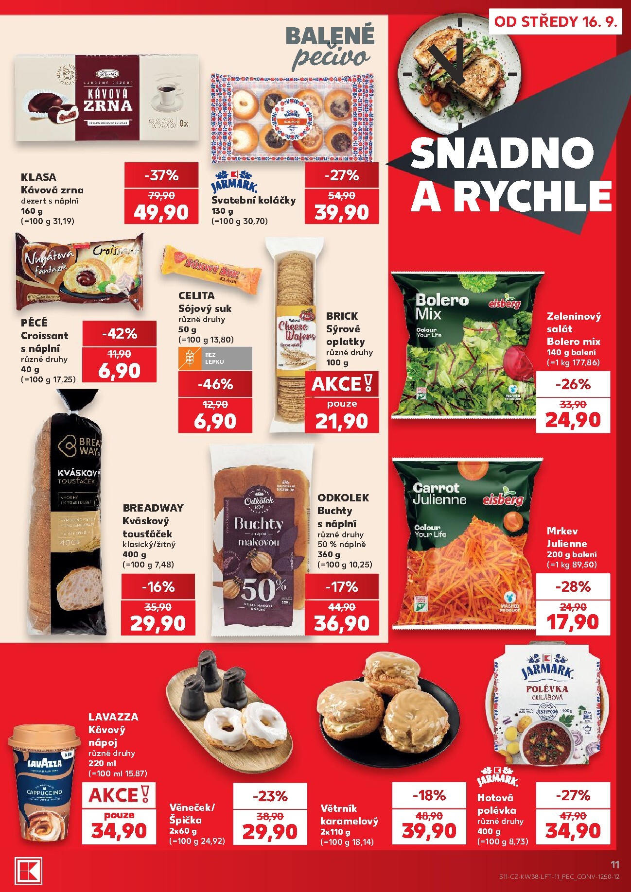 kaufland - Kaufland - Kolín leták na příští týden od středy 16.09.2026 do úterý 22.09.2026 - page: 11