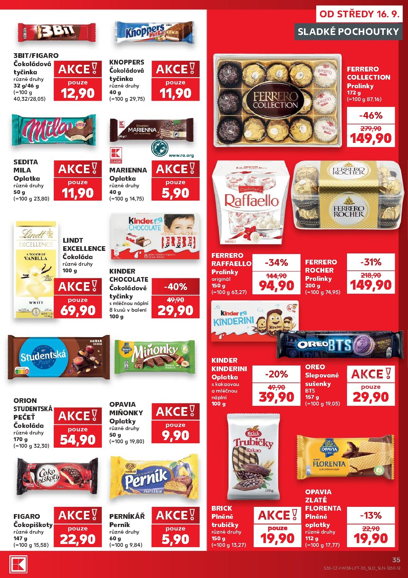 kaufland - Kaufland - Kolín leták na příští týden od středy 16.09.2026 do úterý 22.09.2026 - page: 35
