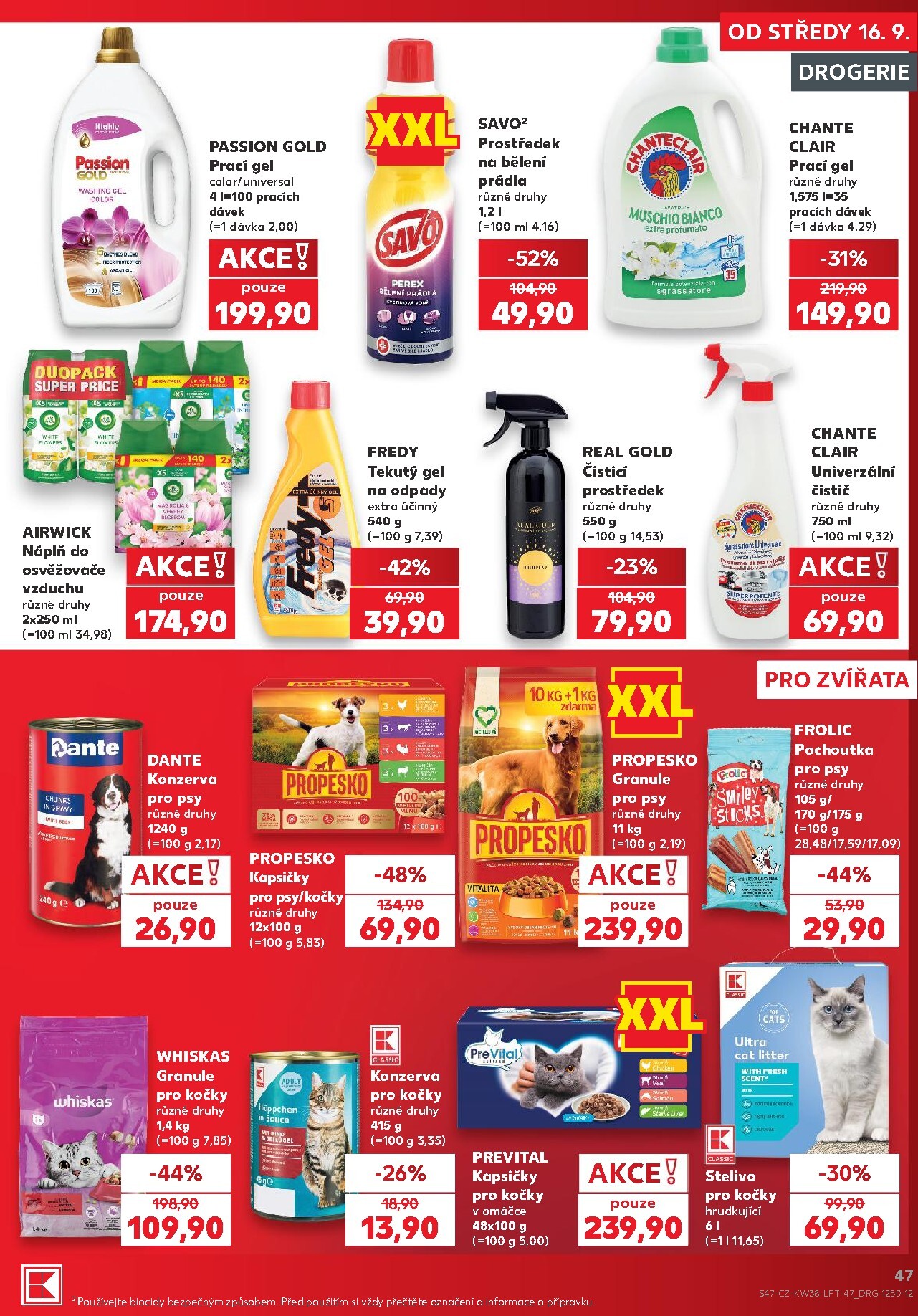 kaufland - Kaufland - Ostrava leták na příští týden od středy 16.09.2026 do úterý 22.09.2026 - page: 47